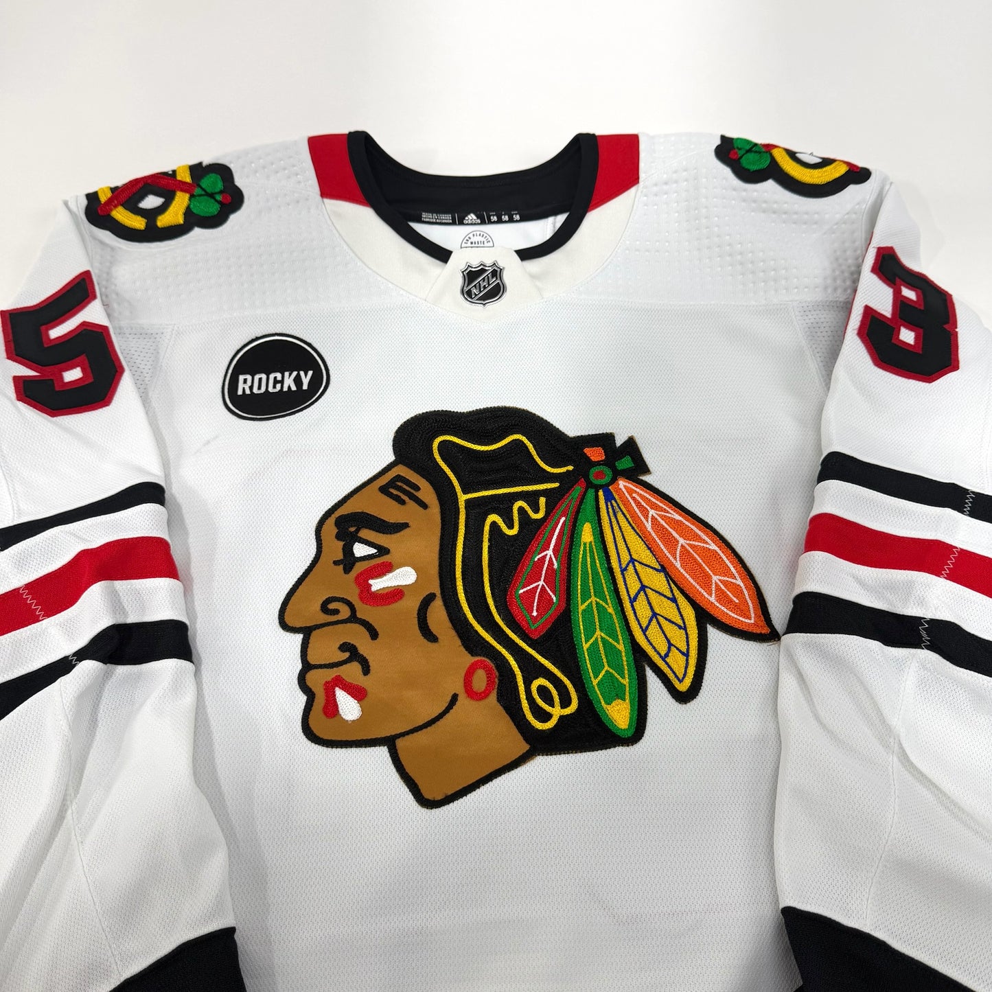 Marcel Marcel #53 Away Chicago Blackhawks Team Issued Jersey 2023-2024, Set 22/23 - 1 | Size 58 | 25635