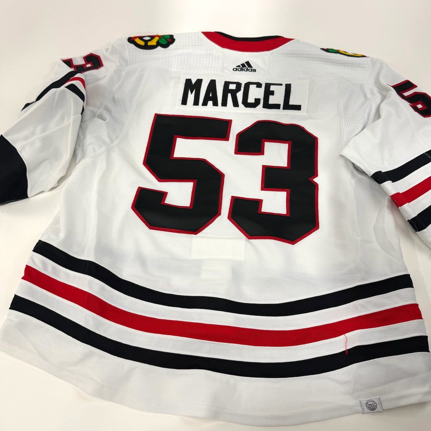 Marcel Marcel #53 Away Chicago Blackhawks Team Issued Jersey 2023-2024, Set 22/23 - 1 | Size 58 | 25635
