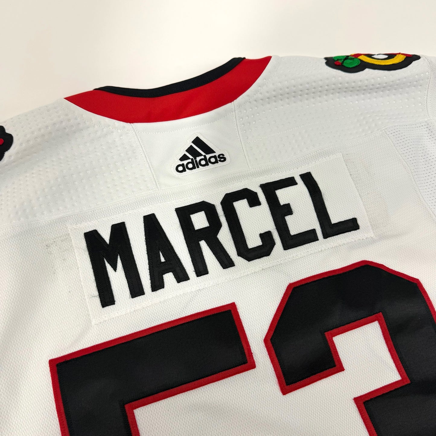 Marcel Marcel #53 Away Chicago Blackhawks Team Issued Jersey 2023-2024, Set 22/23 - 1 | Size 58 | 25635