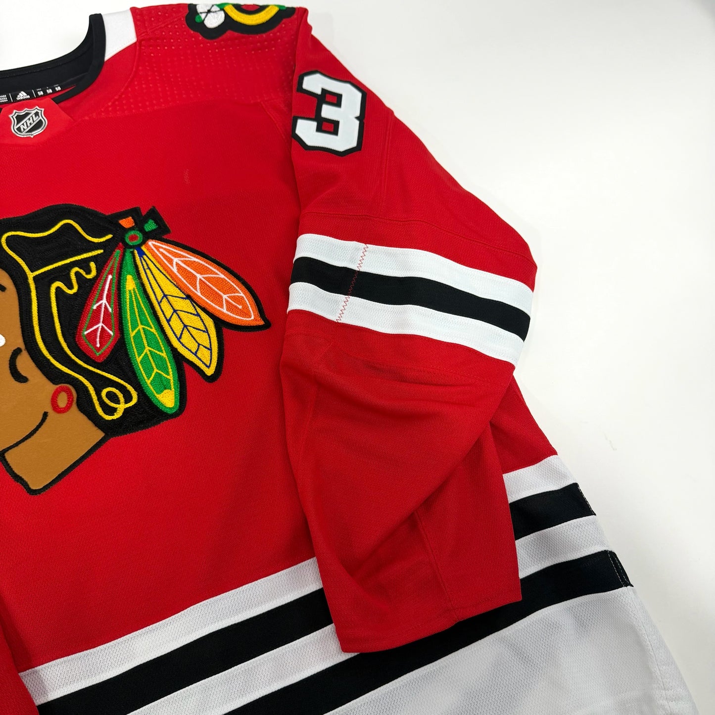 Buddy Robinson #53 Home Chicago Blackhawks Game Worn Jersey 2022-2023 | Size 58 | 5004-25503