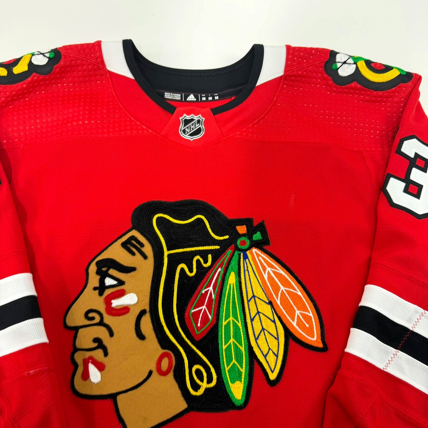 Buddy Robinson #53 Home Chicago Blackhawks Game Worn Jersey 2022-2023 | Size 58 | 5004-25503
