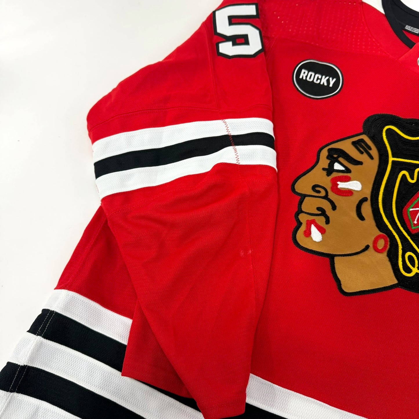 Lucas Brenton #54 Home Chicago Blackhawks Team Issued Jersey 2023-2024 | Size 58 | 25591