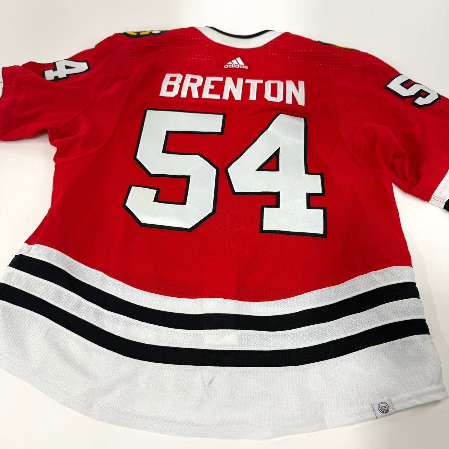 Lucas Brenton #54 Home Chicago Blackhawks Team Issued Jersey 2023-2024 | Size 58 | 25591