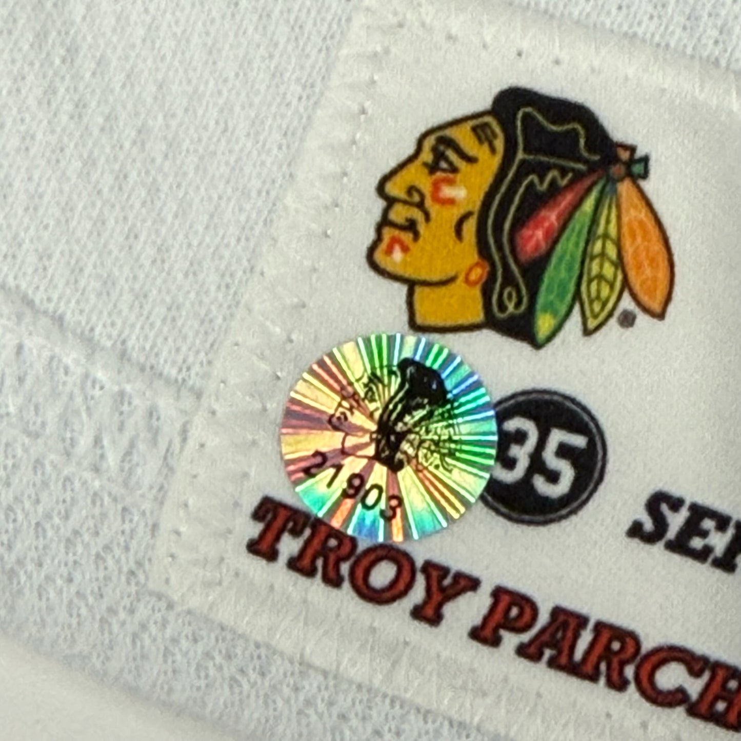 Erik Gustafsson #56 Away Chicago Blackhawks Game Worn Jersey 2021-2022, Set 2 | 3175-21903