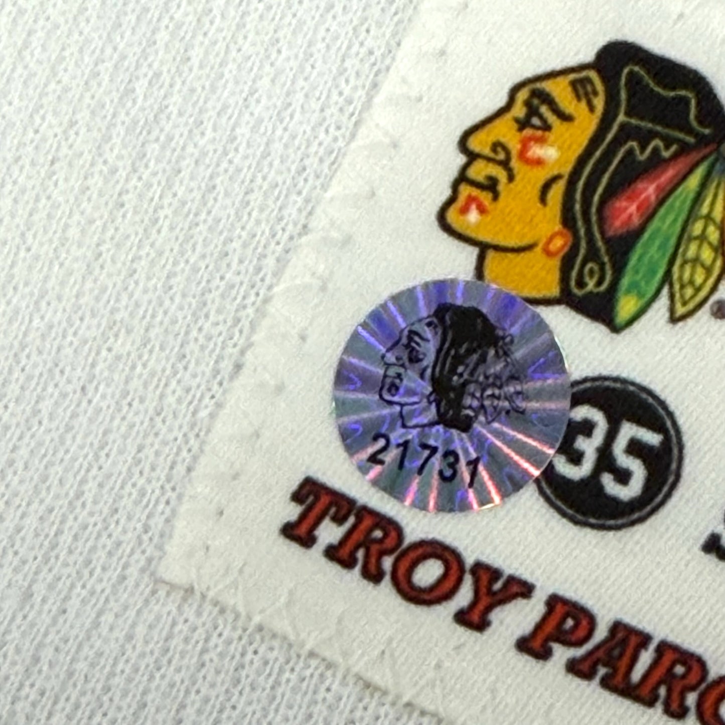 Erik Gustafsson #56 Home Chicago Blackhawks Team Issued Jersey 2021-2022, Set 1 | Size 56 | 4295-21731