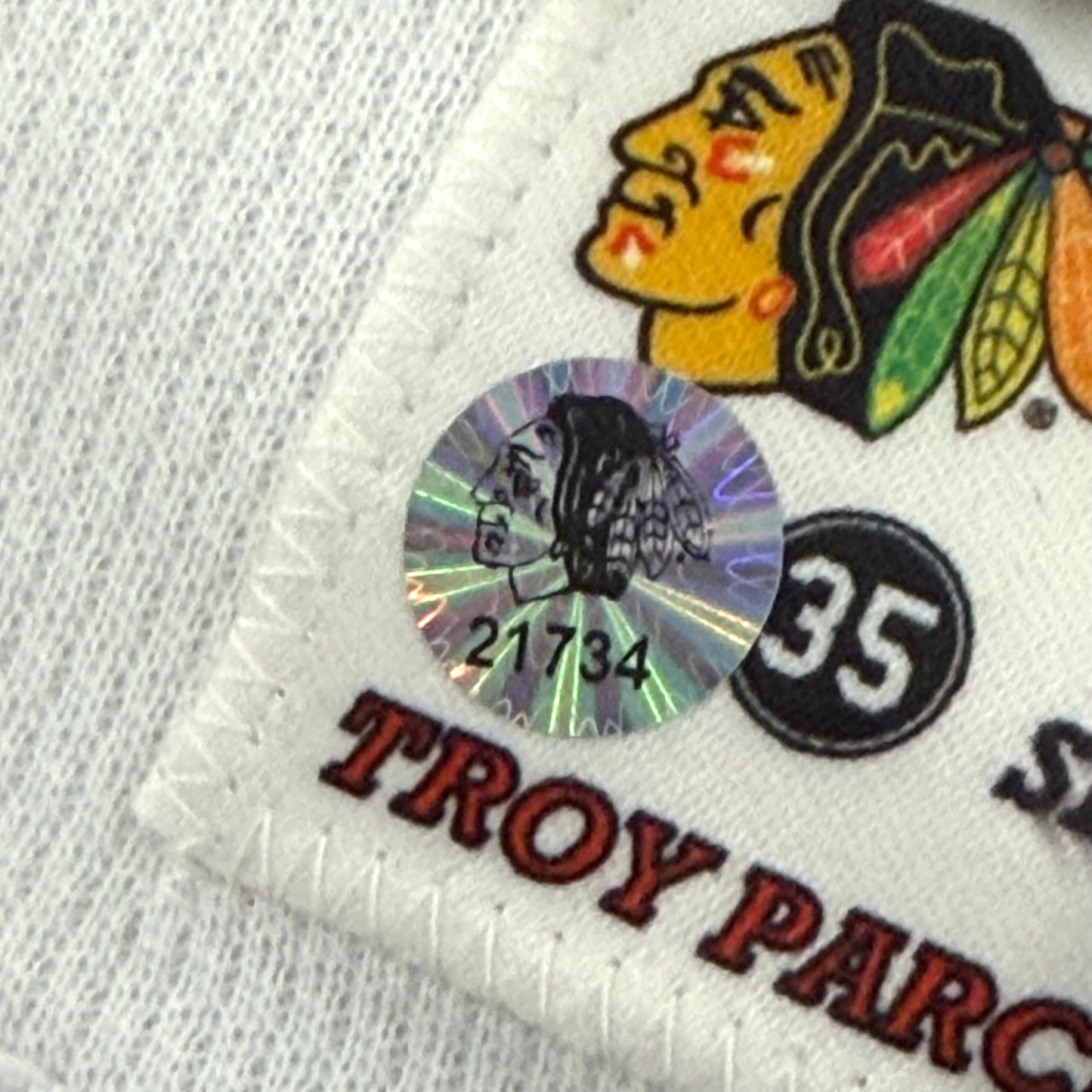 Erik Gustafsson #56 Home Chicago Blackhawks Team Issued Jersey 2021-2022, Set 2 | Size 56 | 6711-21734