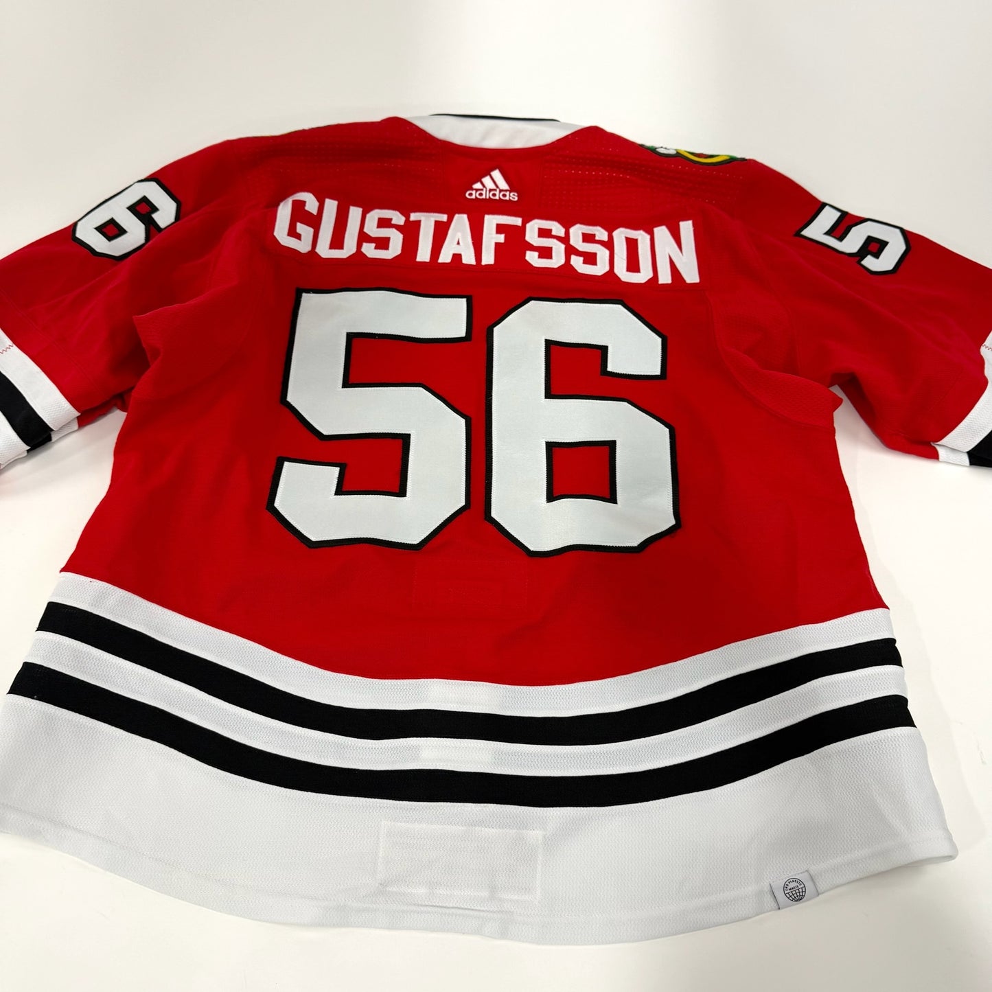 Erik Gustafsson #56 Home Chicago Blackhawks Team Issued Jersey 2021-2022, Set 2 | Size 56 | 6711-21734