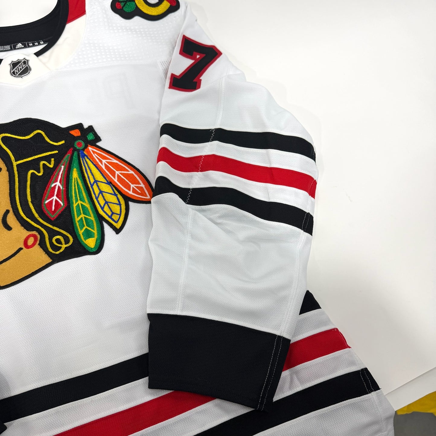 Andrew Perrott #57 Away Chicago Blackhawks Team Issued Jersey 2023-2024 | 25636