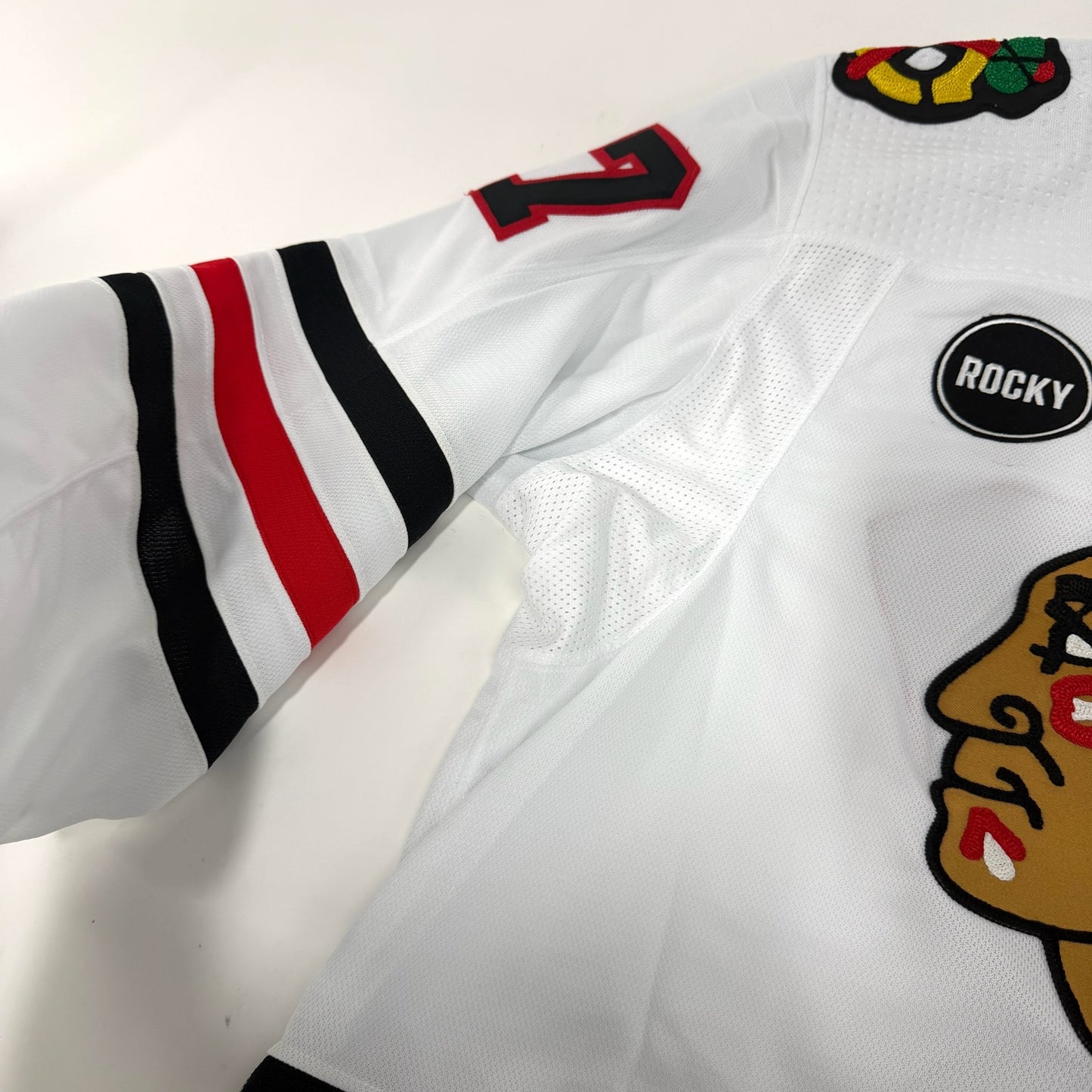 Andrew Perrott #57 Away Chicago Blackhawks Team Issued Jersey 2023-2024 | 25636