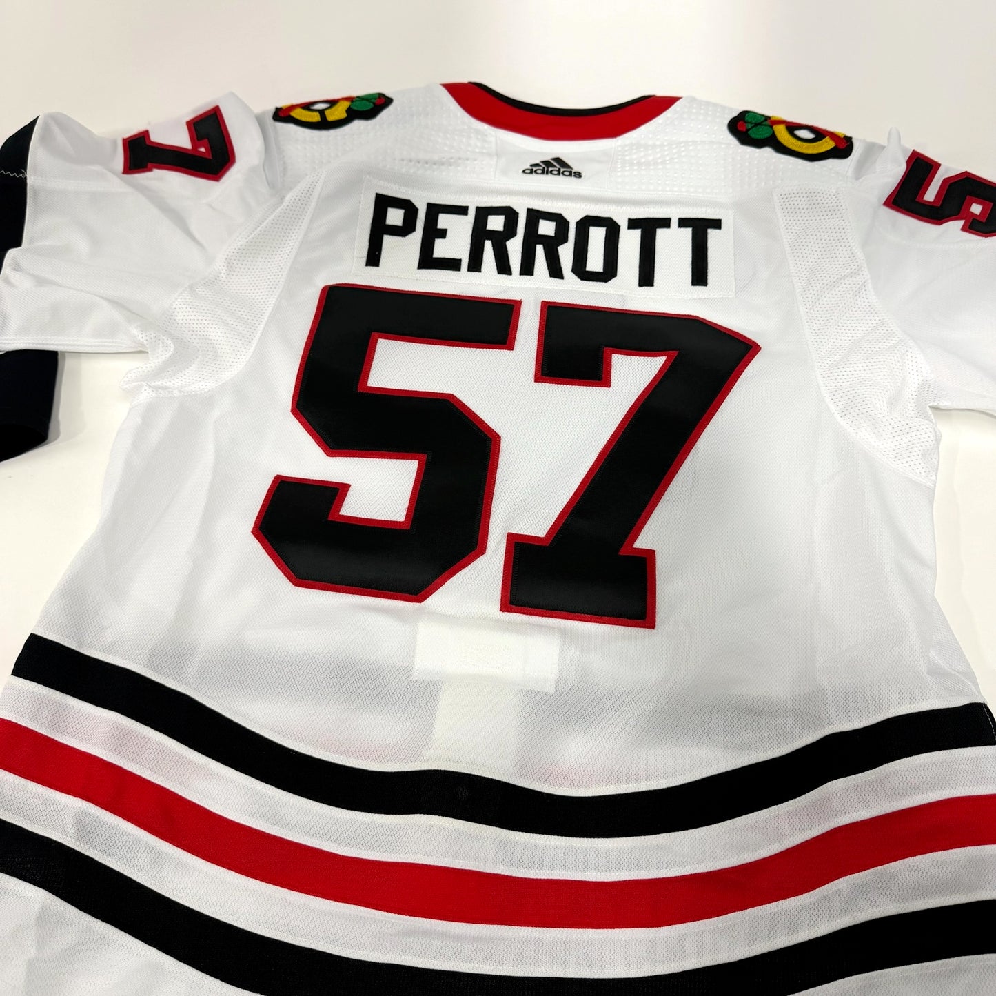 Andrew Perrott #57 Away Chicago Blackhawks Team Issued Jersey 2023-2024 | 25636