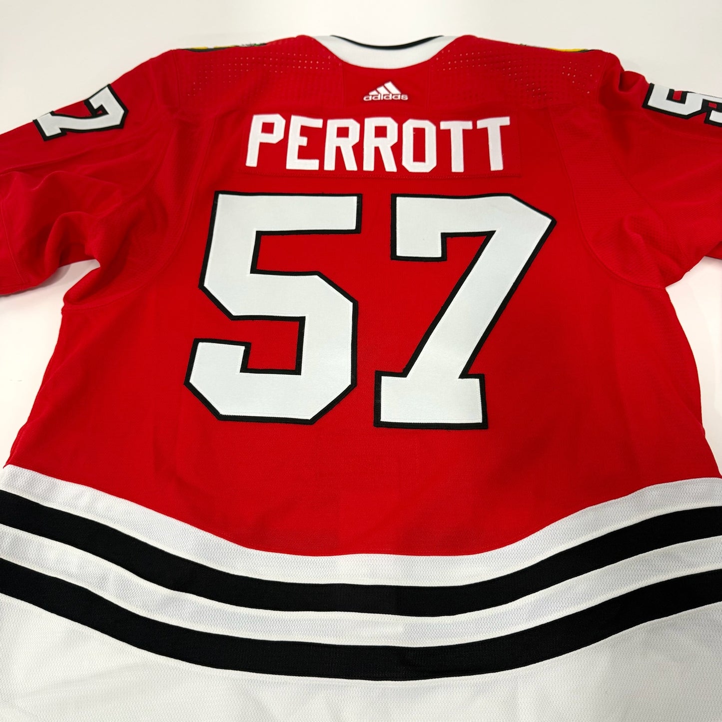Andrew Perrott #57 Home Chicago Blackhawks Team Issued Jersey 2023-2024 | Size 56 | 25604