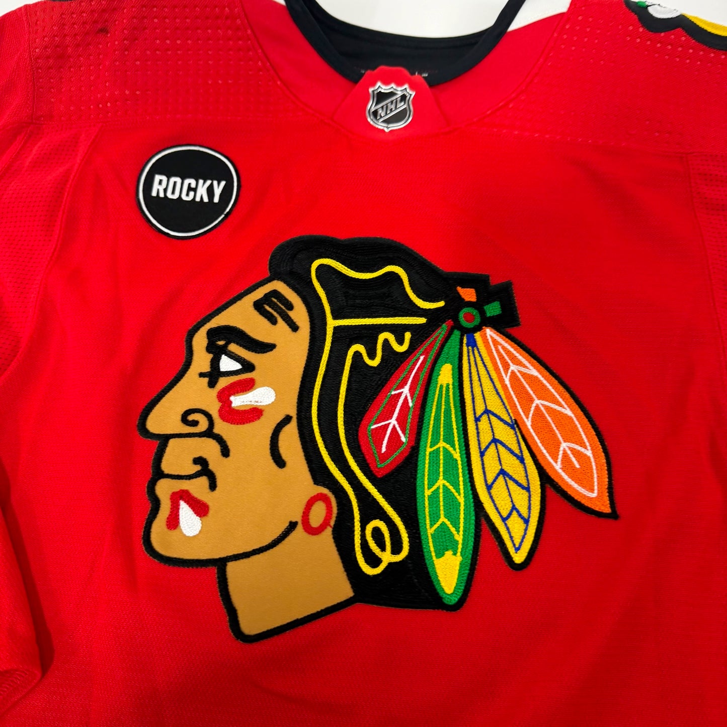 Andrew Perrott #57 Home Chicago Blackhawks Team Issued Jersey 2023-2024 | Size 56 | 25657
