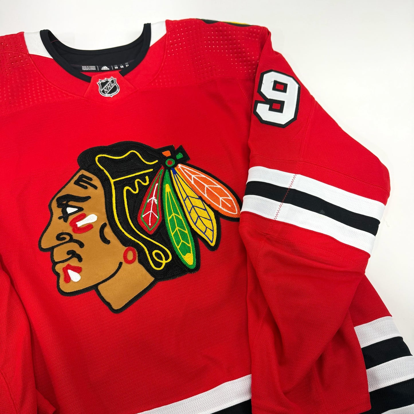 Jakub Pour #59 Home Chicago Blackhawks Team Issued Jersey 2022-2023 | Size 58 | 25616