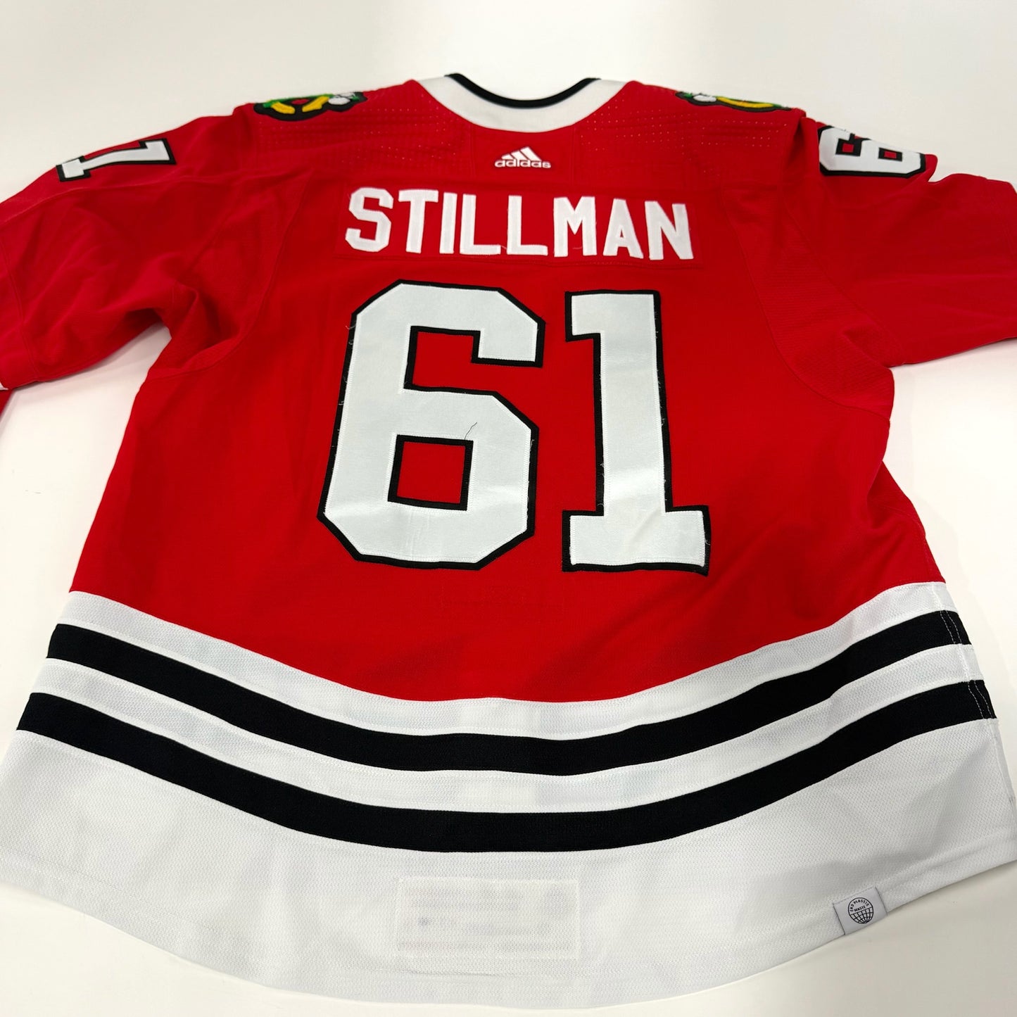Riley Stillman #61 Home Chicago Blackhawks Jersey 2021-2022, Set 2 | Size 56 | 6376-21751