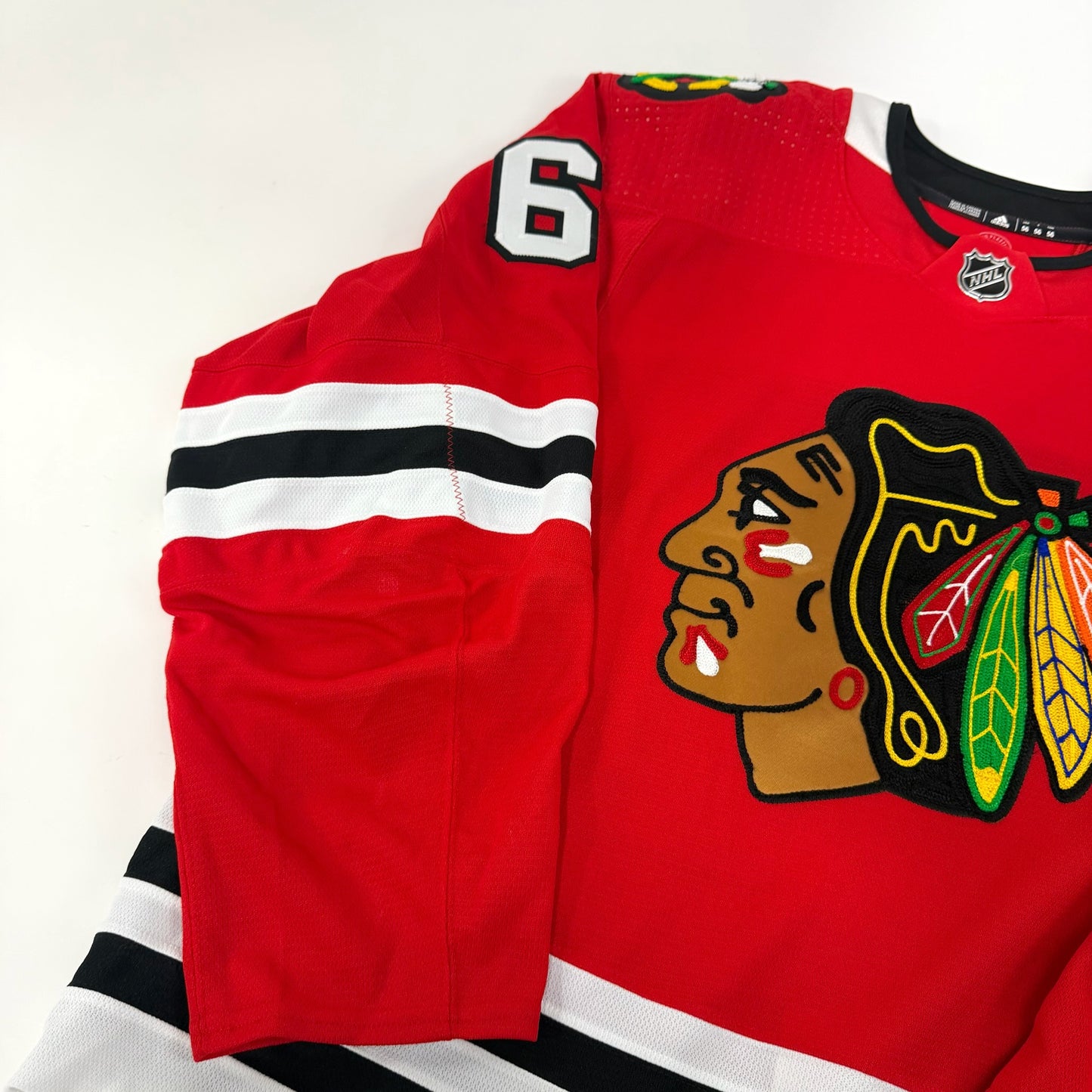 Riley Stillman #61 Home Chicago Blackhawks Team Issued Jersey 2022-2023 | Size 56 | 25611