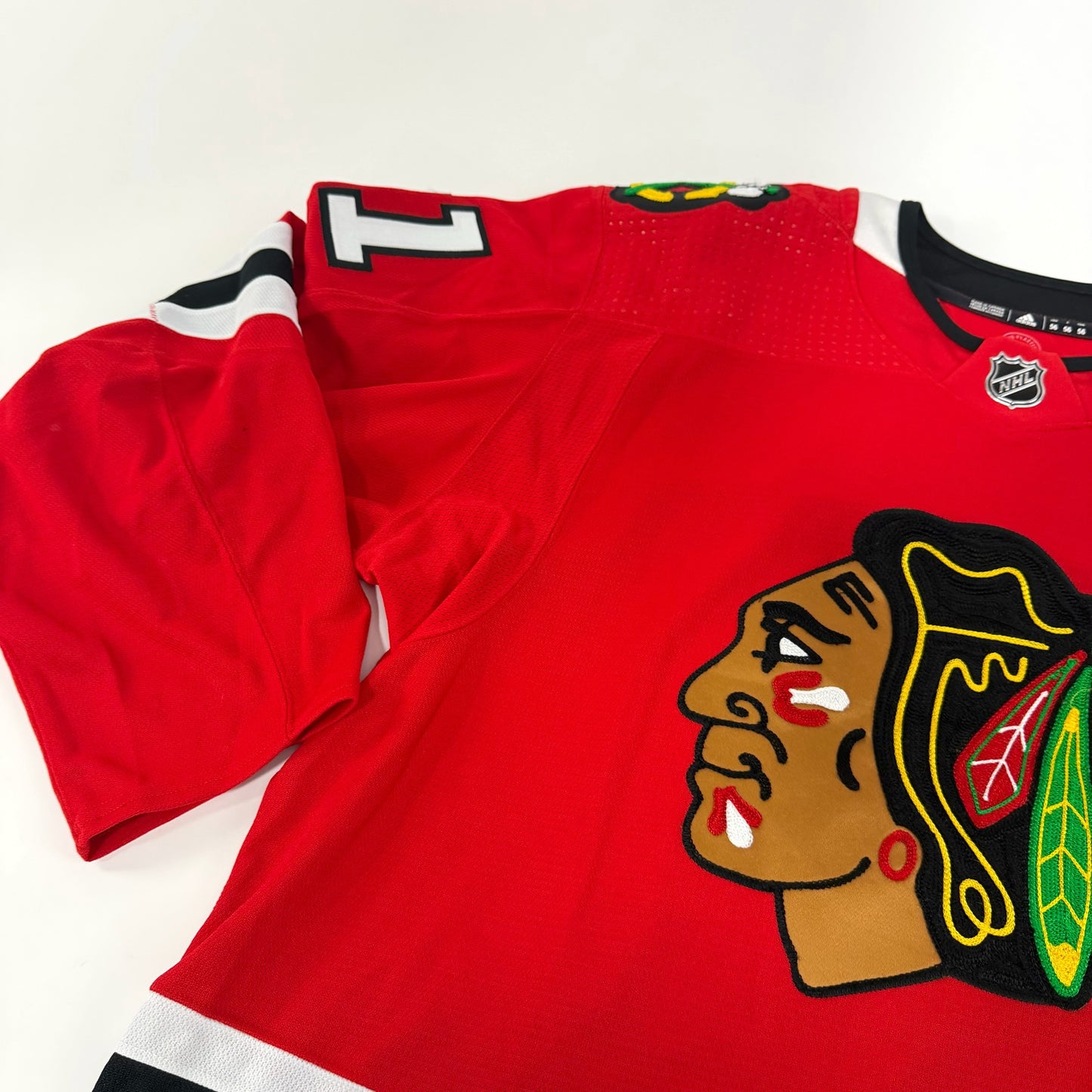 Riley Stillman #61 Home Chicago Blackhawks Team Issued Jersey 2022-2023 | Size 56 | 25611