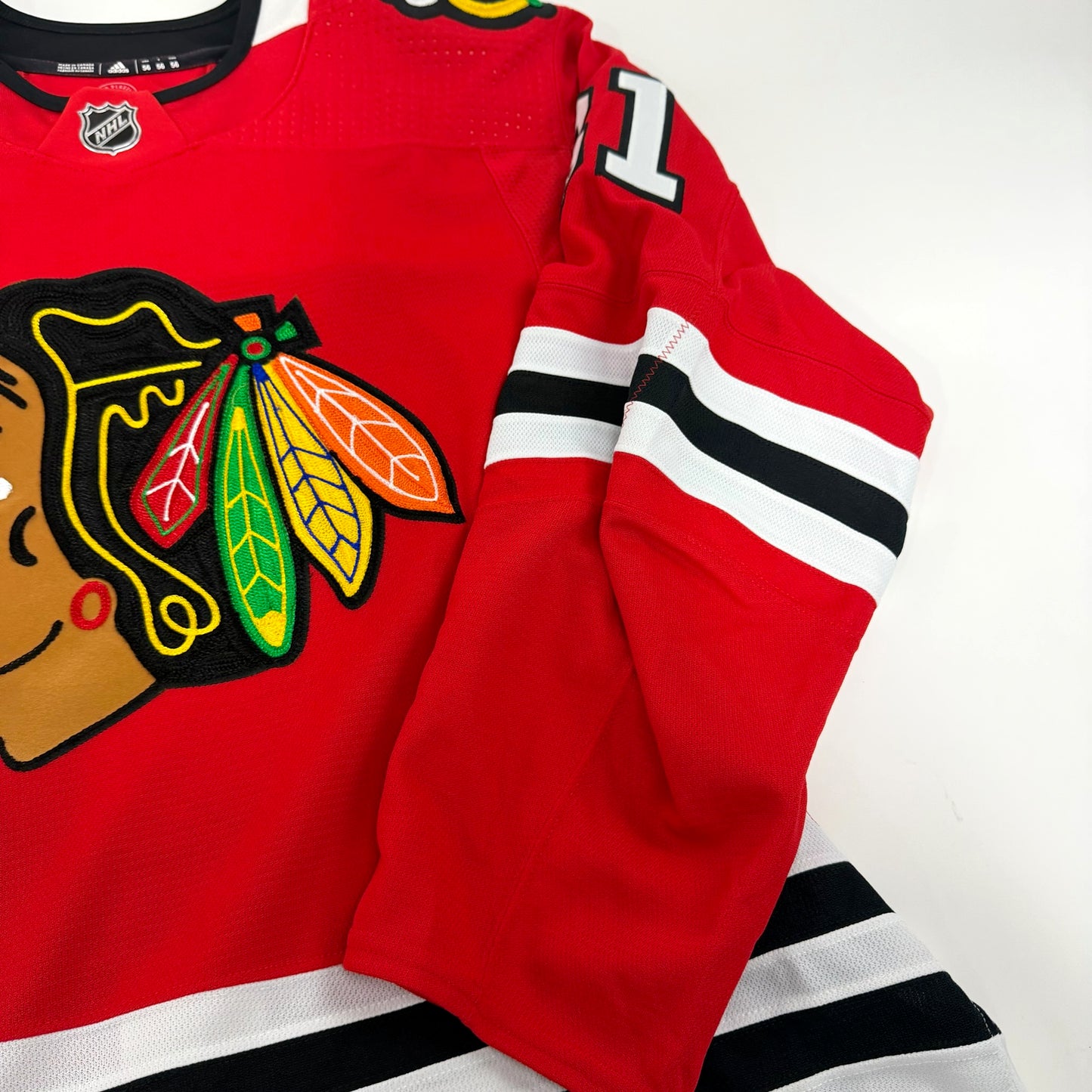 Riley Stillman #61 Home Chicago Blackhawks Team Issued Jersey 2022-2023 | Size 56 | 25611