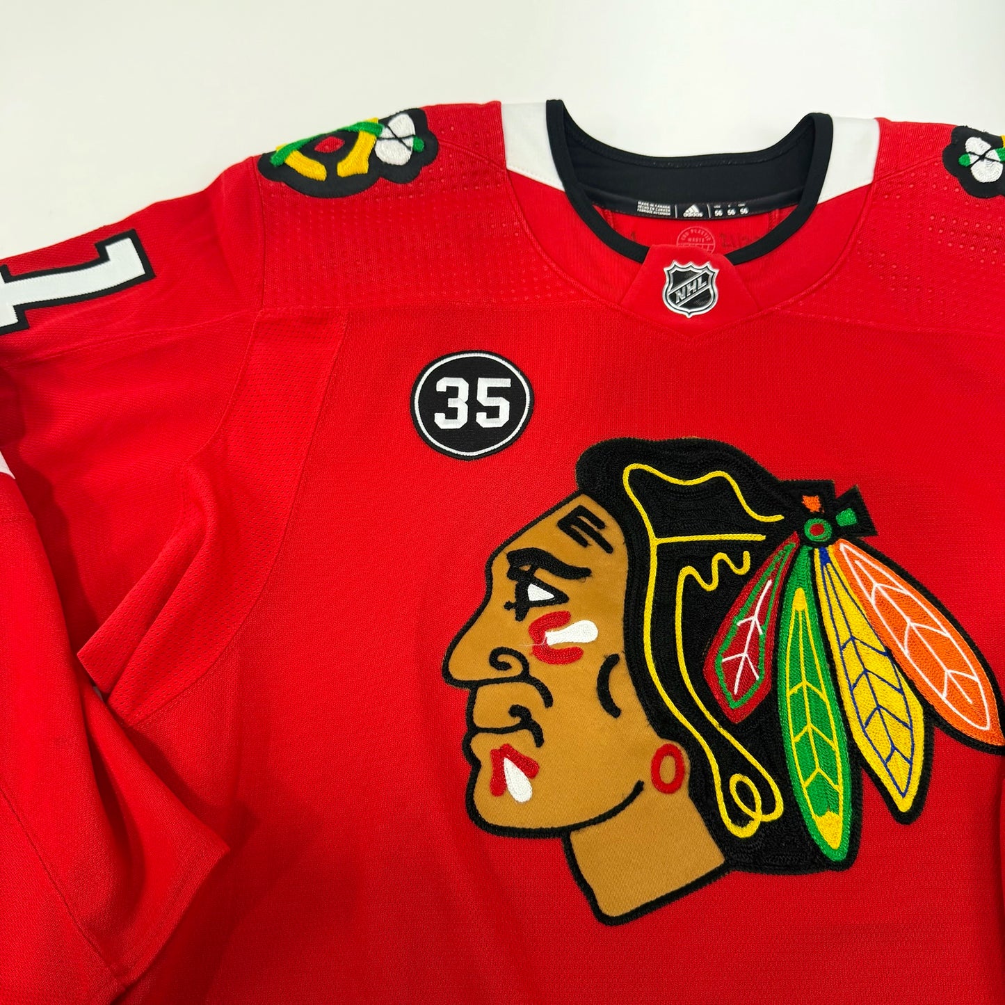 Riley Stillman #61 Home Chicago Blackhawks Jersey 2021-2022, Set 1 | Size 56 | 9969-21745