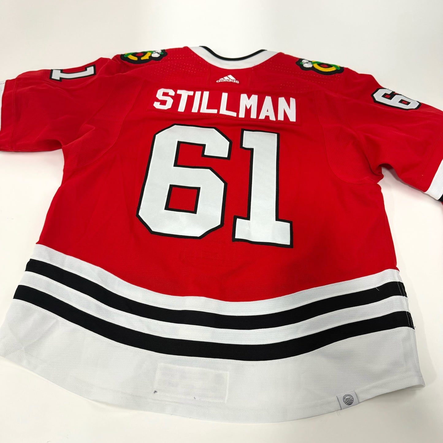 Riley Stillman #61 Home Chicago Blackhawks Jersey 2021-2022, Set 1 | Size 56 | 9969-21745