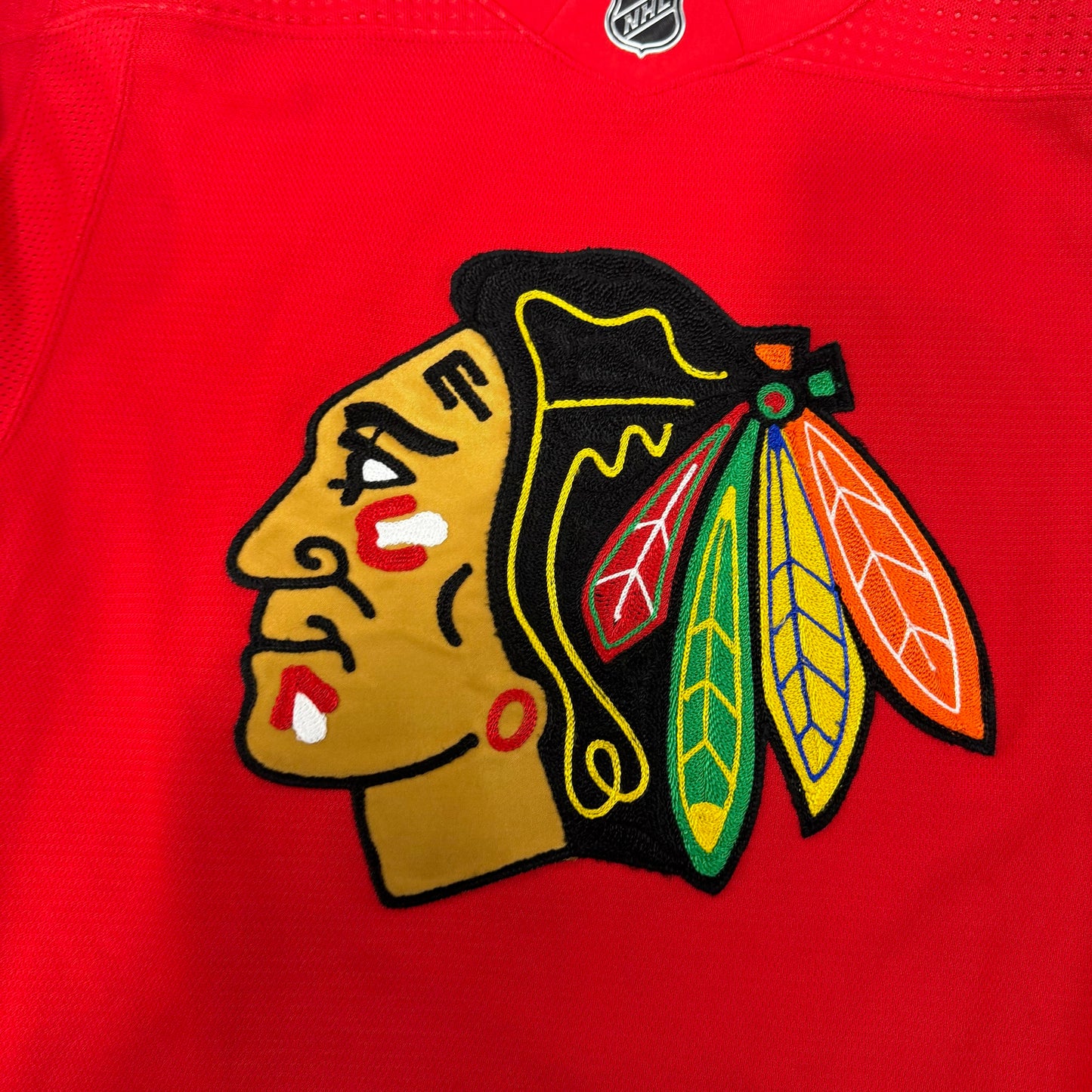 Riley Stillman #61 Home Chicago Blackhawks Team Issued Jersey 2020-2021, Set 2 | Size 56 | 85-7374