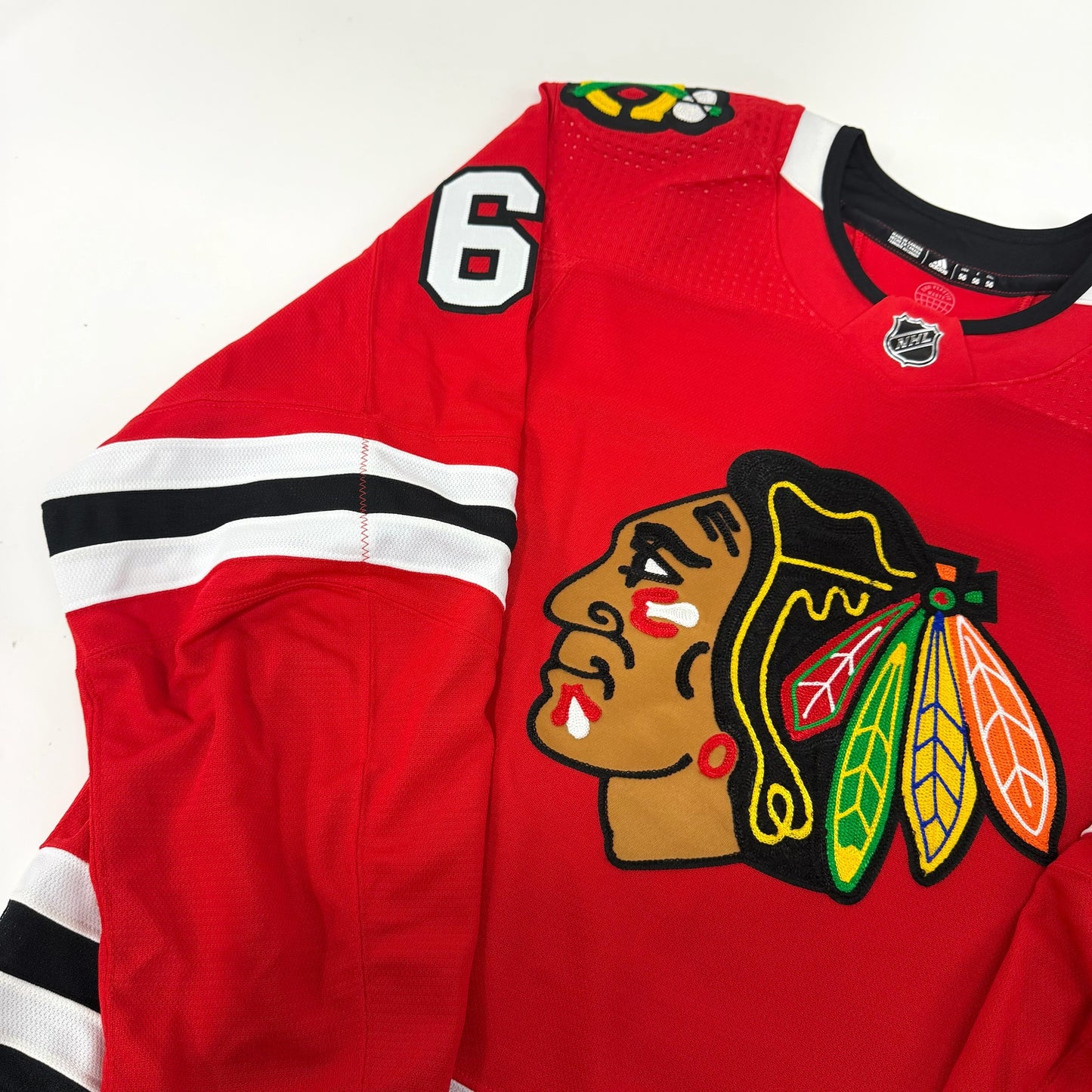 Riley Stillman #61 Home Chicago Blackhawks Team Issued Jersey 2022-2023 | Size 56 | 25603