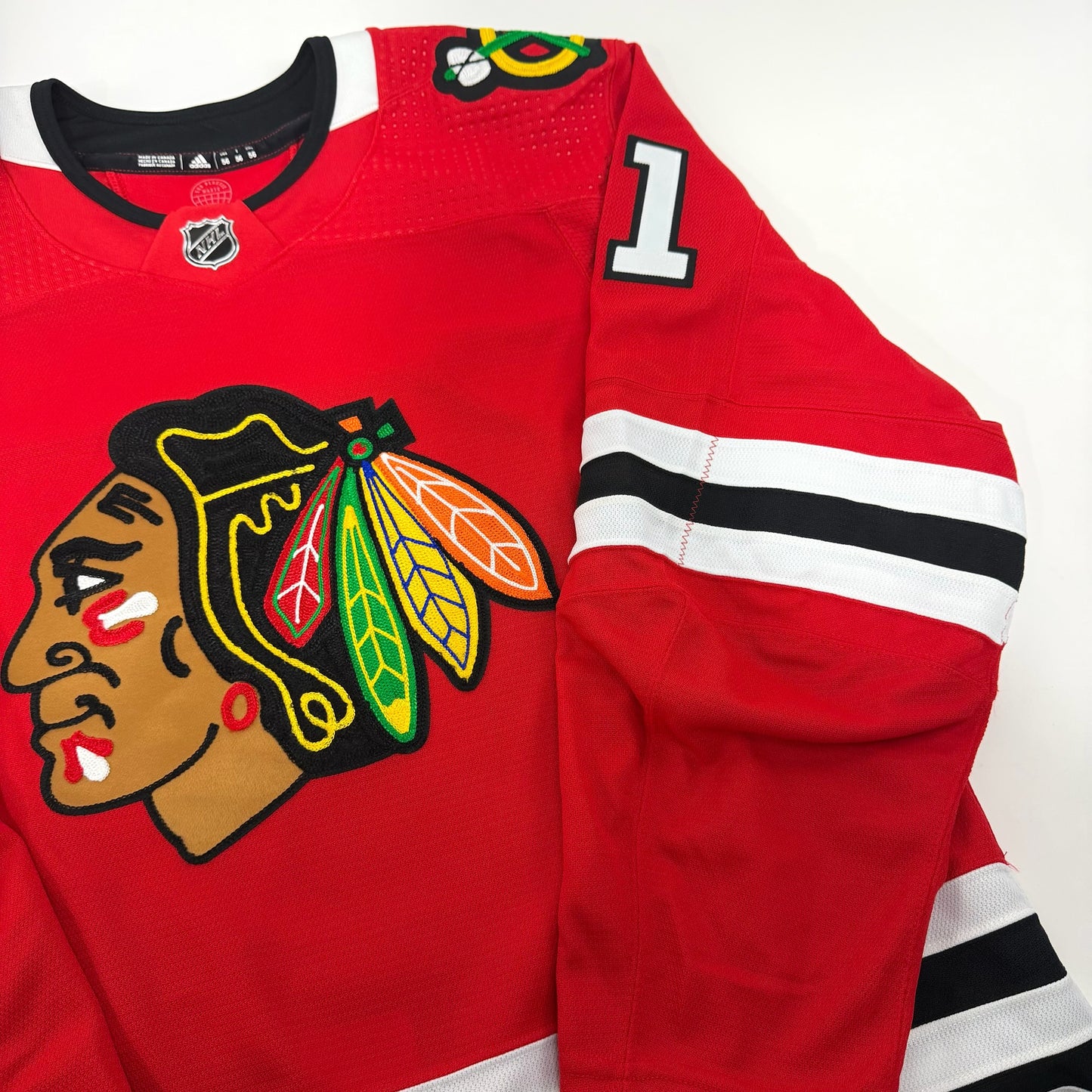 Riley Stillman #61 Home Chicago Blackhawks Team Issued Jersey 2022-2023 | Size 56 | 25603
