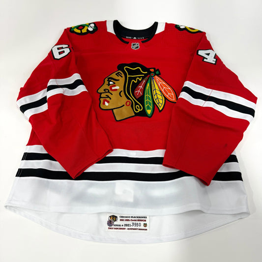 David Kampf #64 Home Chicago Blackhawks Jersey 2020-2021, Set 1 | Size 56 | 3550-7377