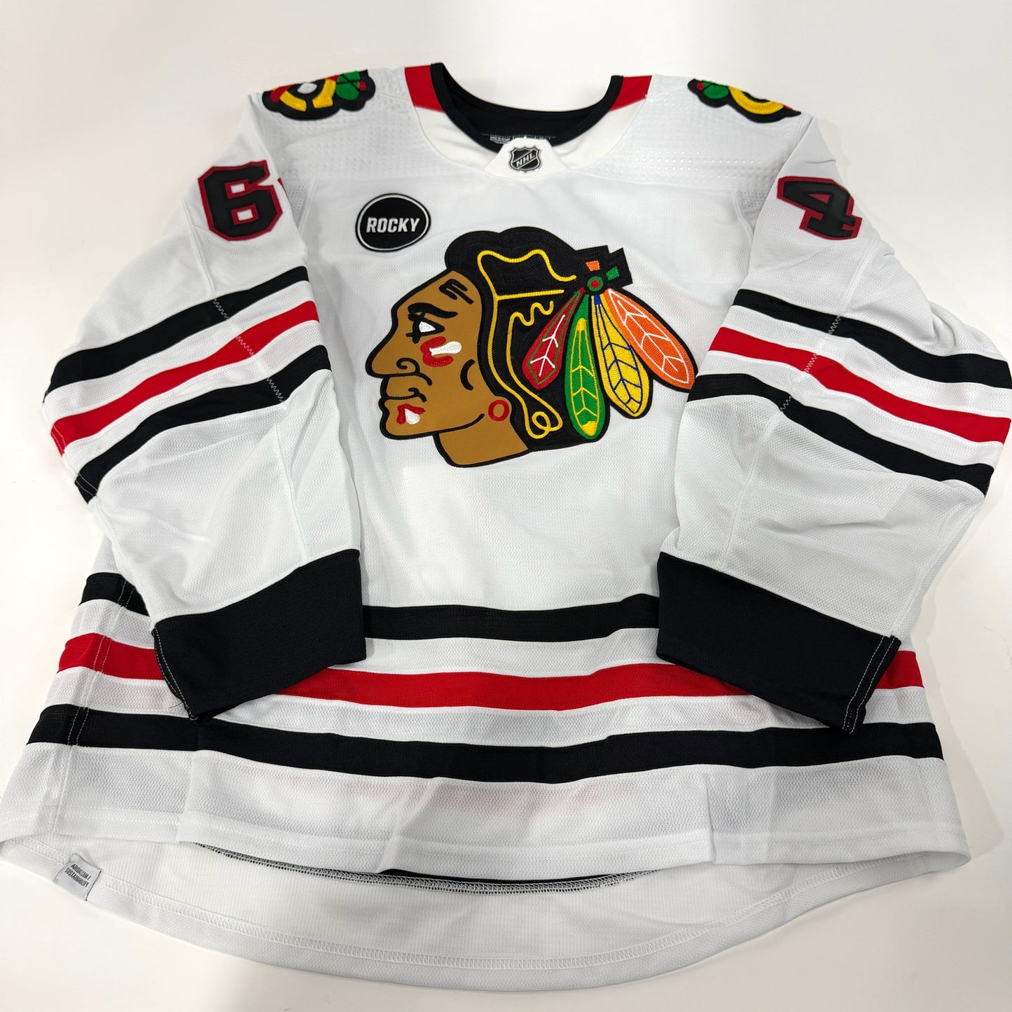 Alex Pharand #64 Away Chicago Blackhawks Team Issued Jersey 2023-2024 | Size 56 | 25631