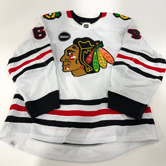 Alex Pharand #64 Away Chicago Blackhawks Team Issued Jersey 2023-2024 | Size 56 | 25631