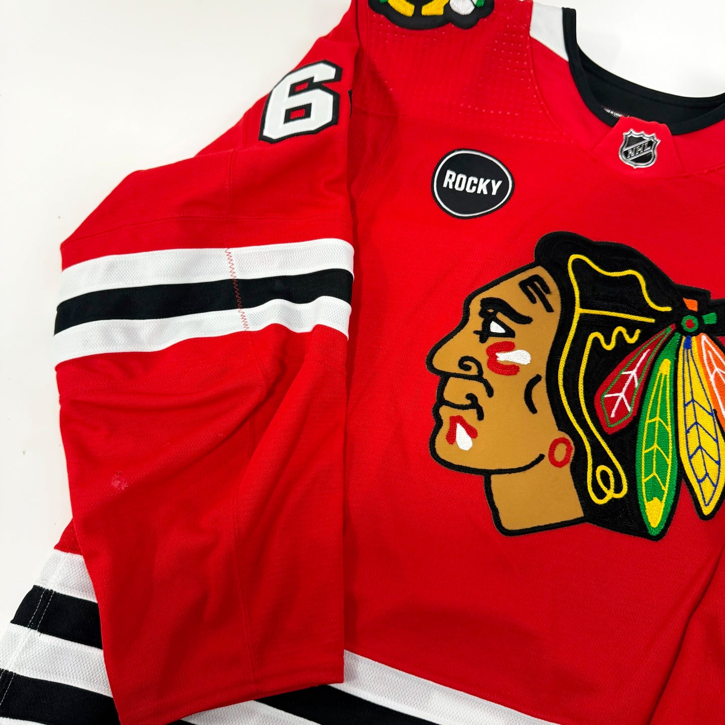 Alex Pharand #64 Home Chicago Blackhawks Team Issued Jersey 2023-2024 | Size 56 | 25615