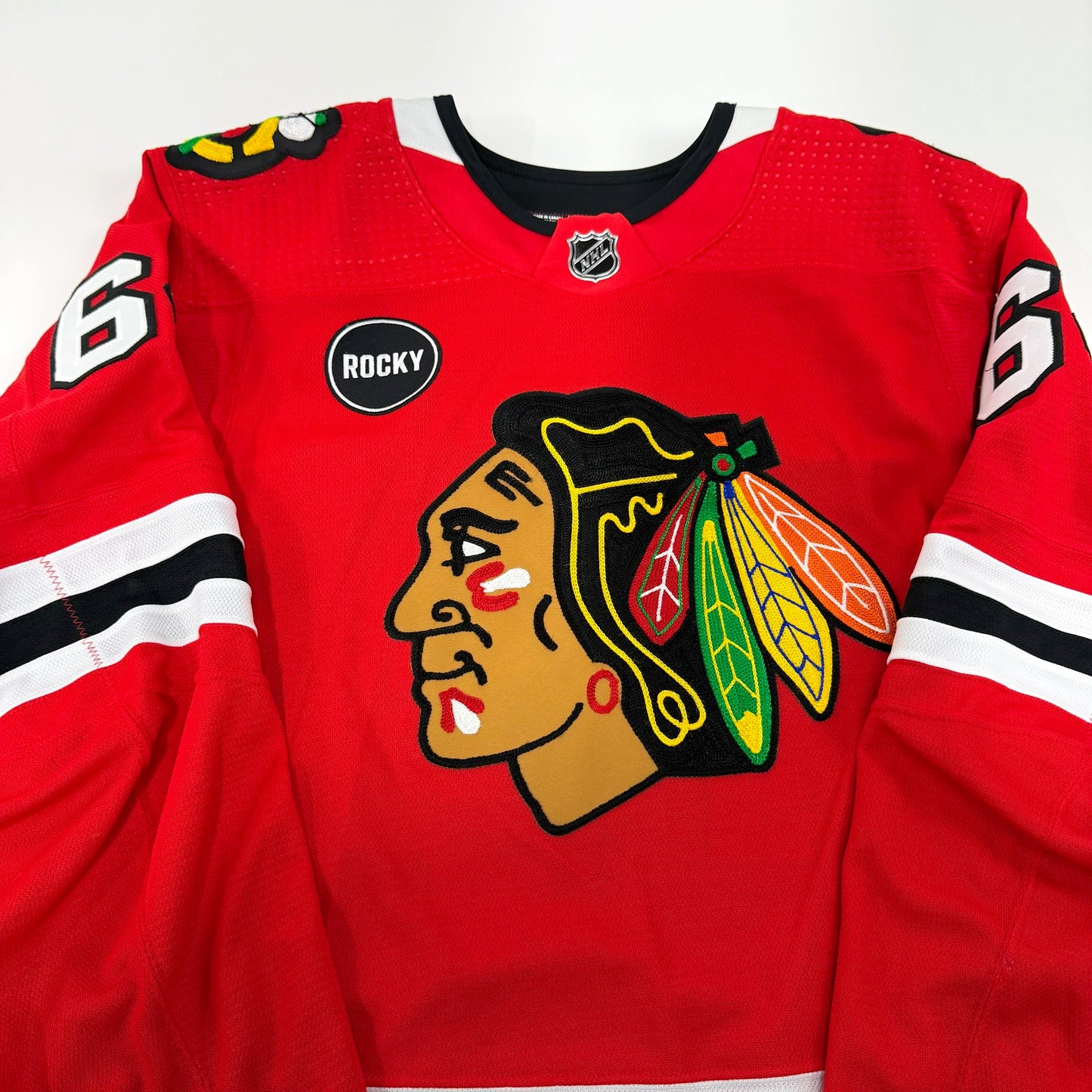 Alex Pharand #64 Home Chicago Blackhawks Team Issued Jersey 2023-2024 | Size 56 | 25615