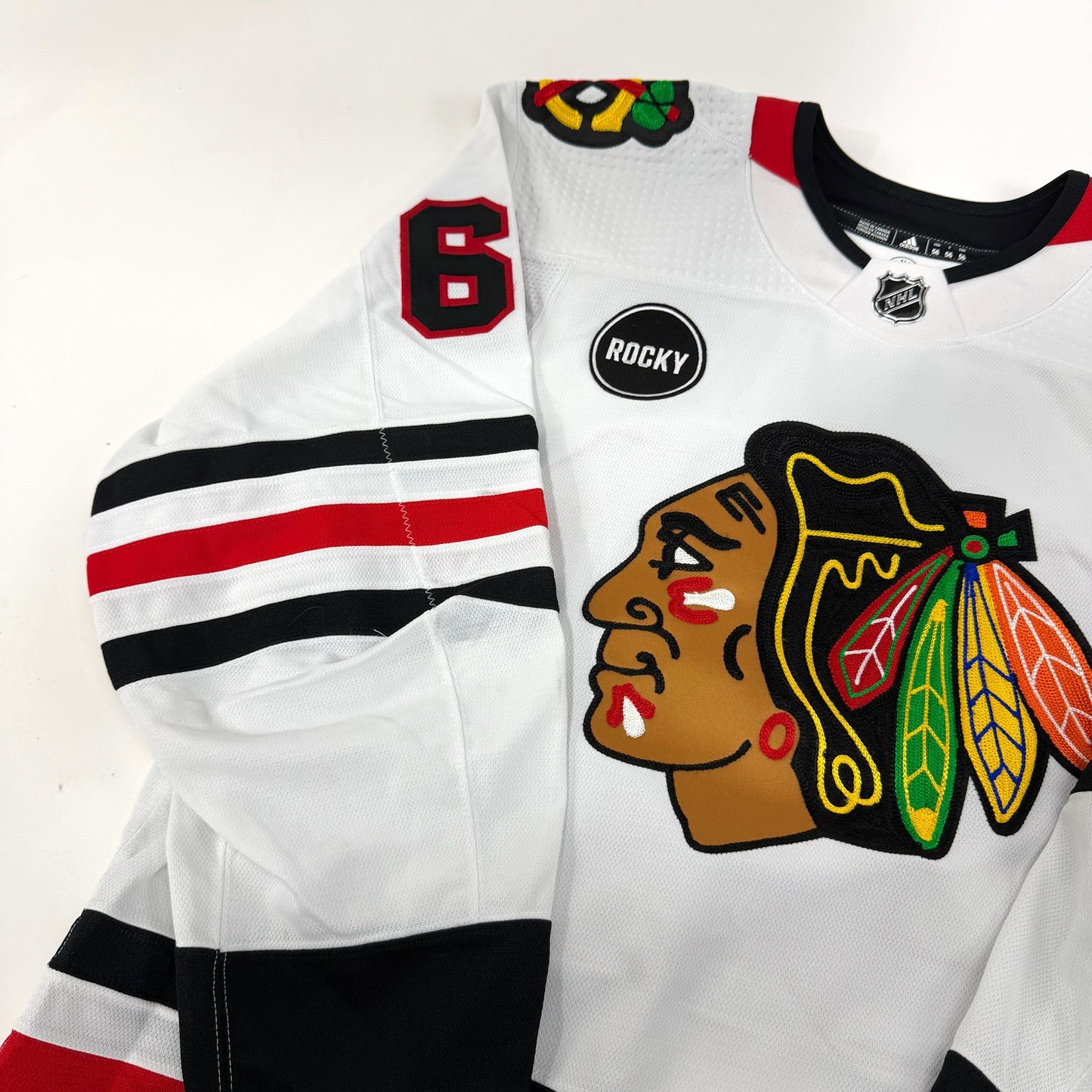 Martin Misiak #68 Away Chicago Blackhawks Team Issued Jersey 2023-2024 | Size 56 | 25643