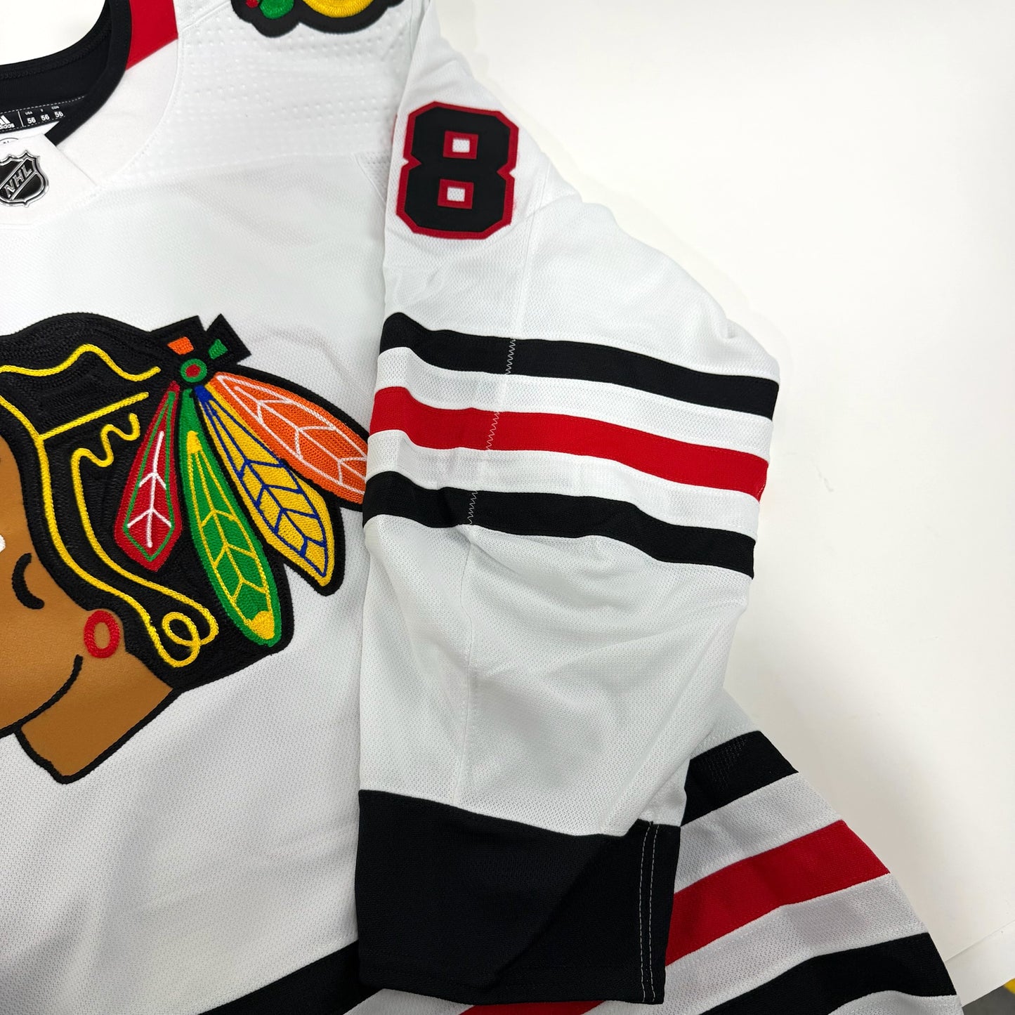 Martin Misiak #68 Away Chicago Blackhawks Team Issued Jersey 2023-2024 | Size 56 | 25643