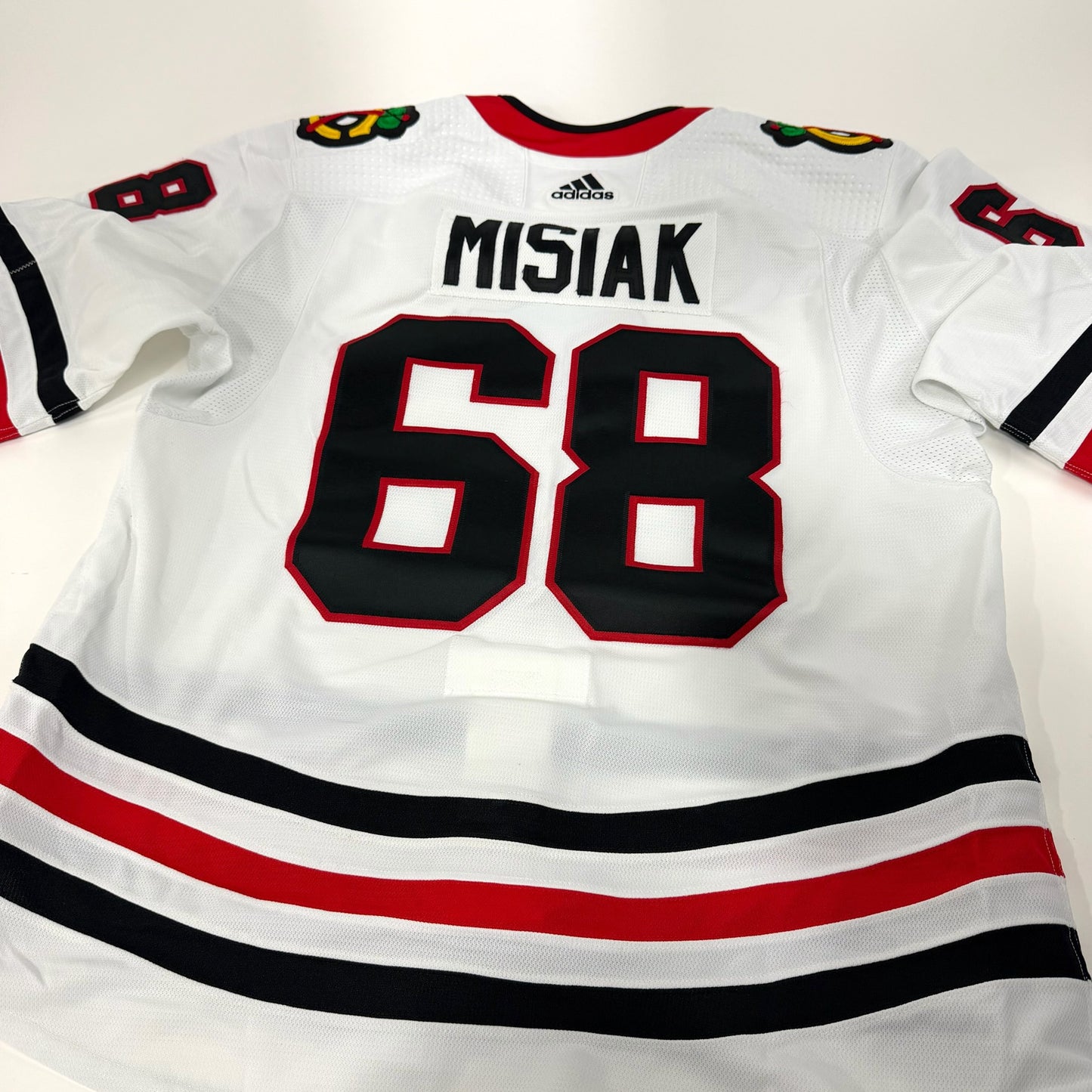 Martin Misiak #68 Away Chicago Blackhawks Team Issued Jersey 2023-2024 | Size 56 | 25643