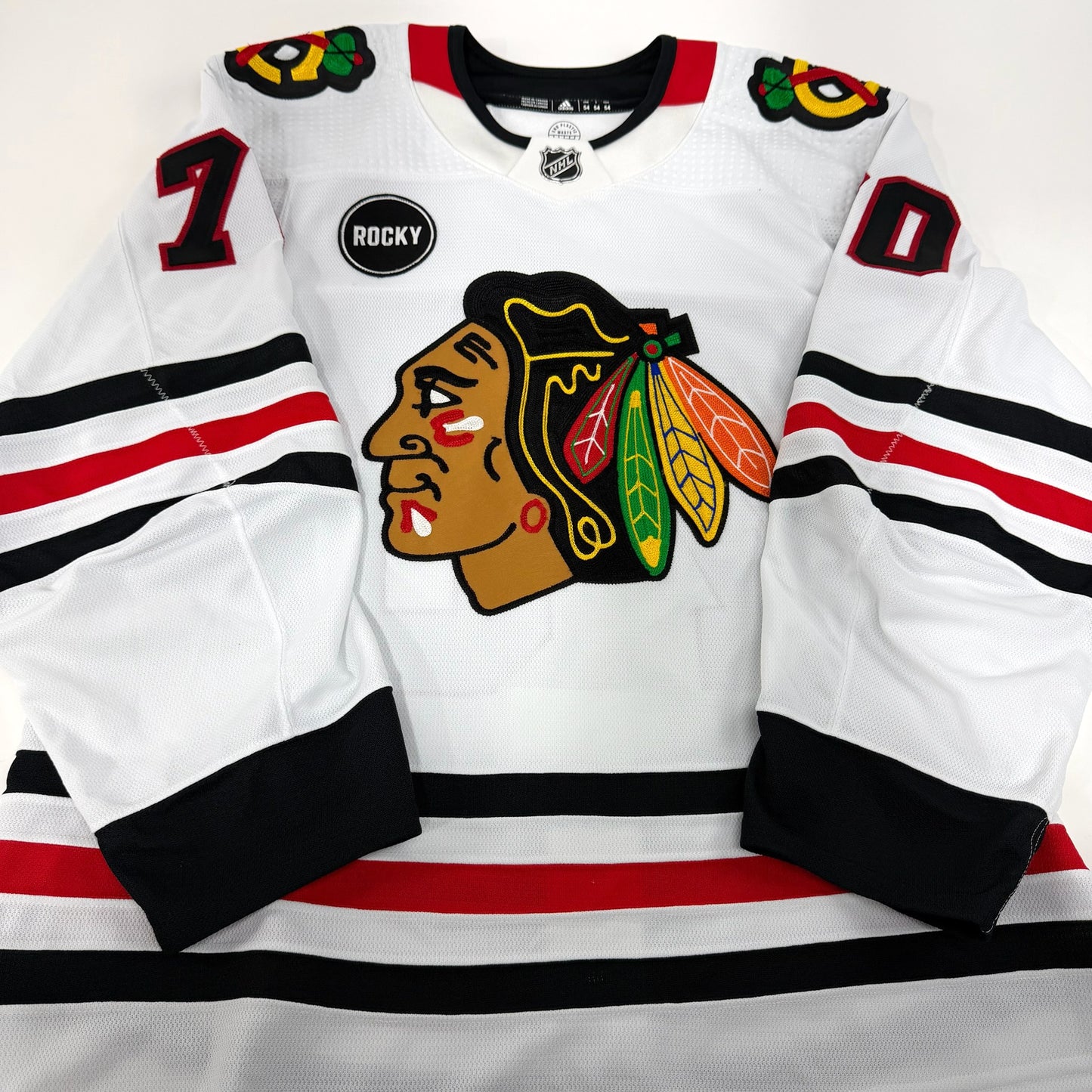 Cole Guttman #70 Away Chicago Blackhawks Team Issued Jersey 2023-2024 | Size 54 | 23759