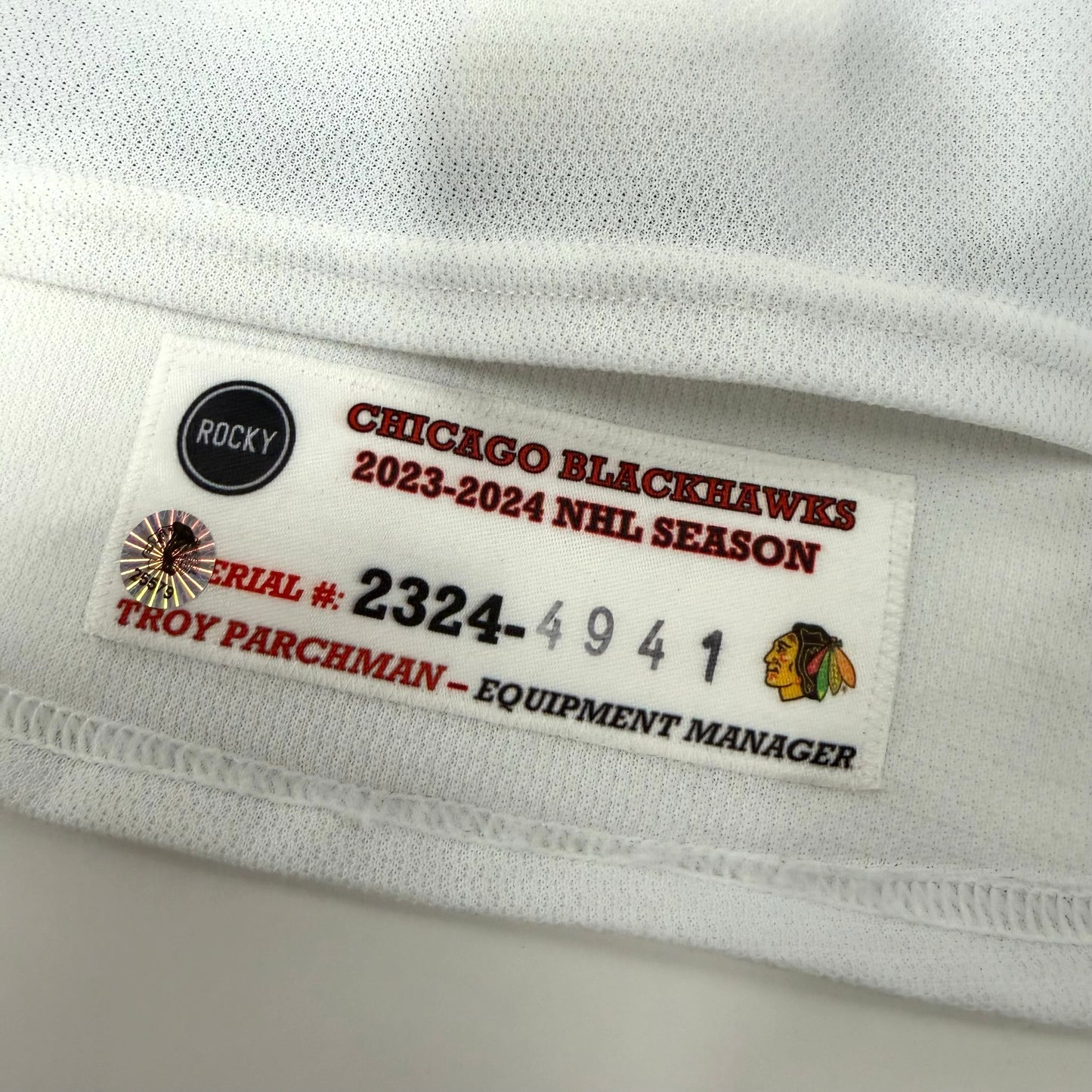 Cole Guttman #70 Home Chicago Blackhawks Jersey 2023-2024, Set 1 | Size 54 | 4941-25579
