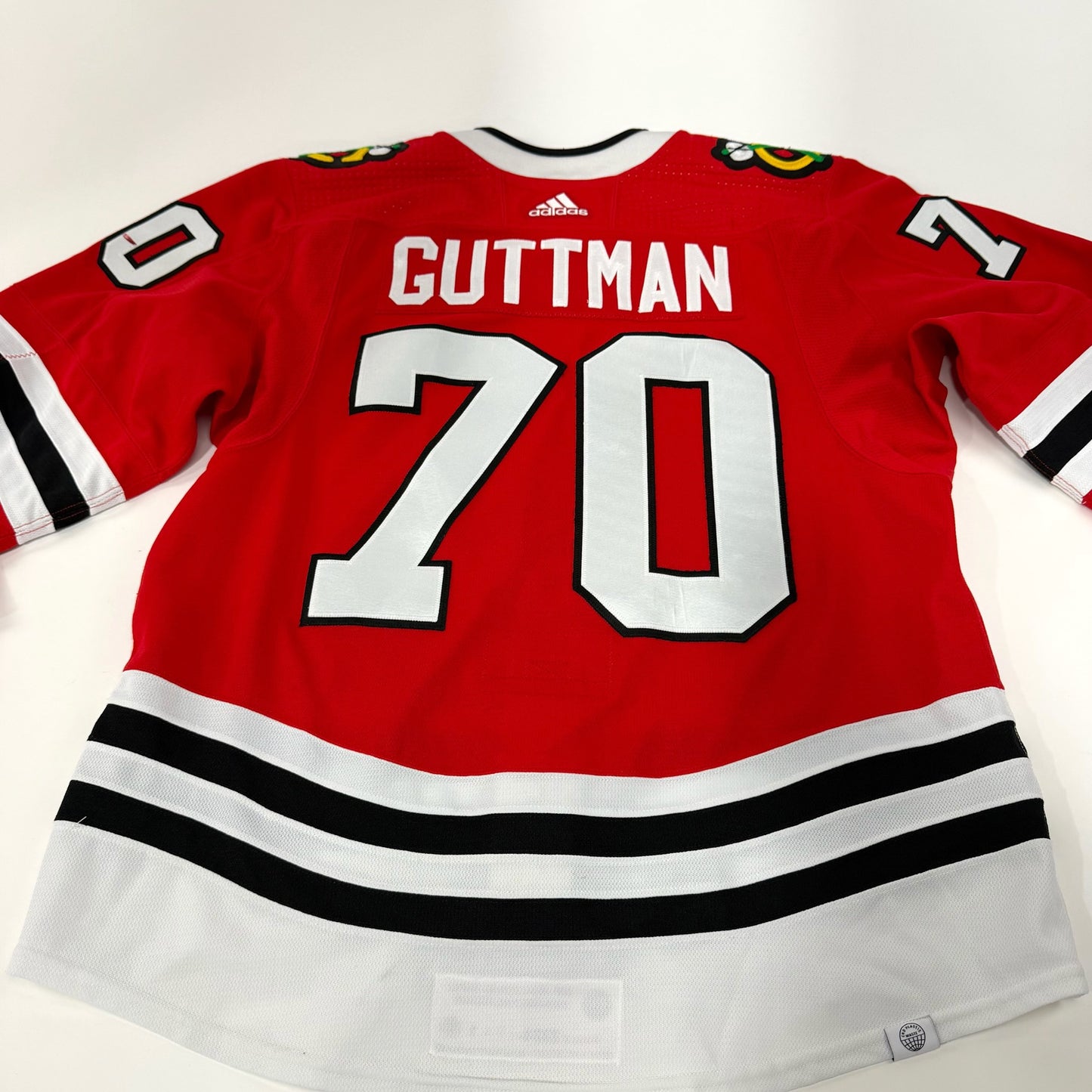 Cole Guttman #70 Home Chicago Blackhawks Jersey 2023-2024, Set 1 | Size 54 | 4941-25579