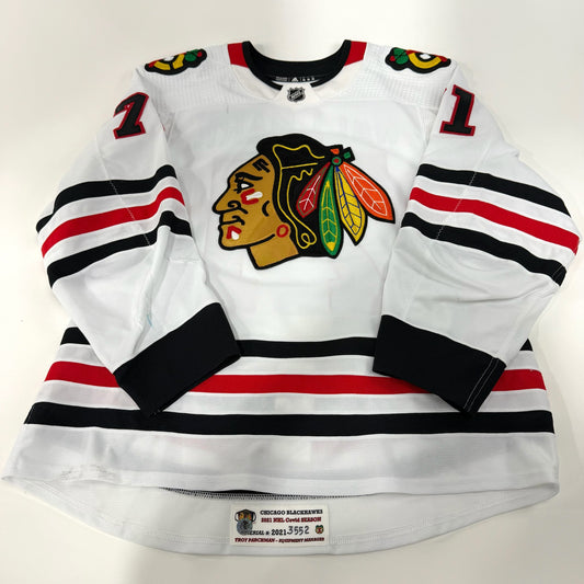 Lucas Wallmark #71 Away Chicago Blackhawks Jersey 2020-2021, Set 1 | Size 56 | 3552-187
