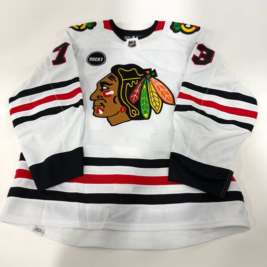 Jalen Luypen #73 Away Chicago Blackhawks Team Issued Jersey 2023-2024 | Size 54 | 25625
