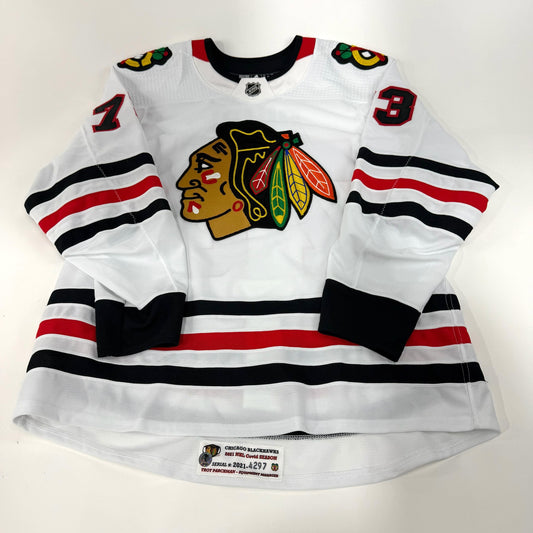 Brandon Pirri #73 Away Chicago Blackhawks Team Issued Jersey 2020-2021, Set 1 | Size 56 | 4297-44