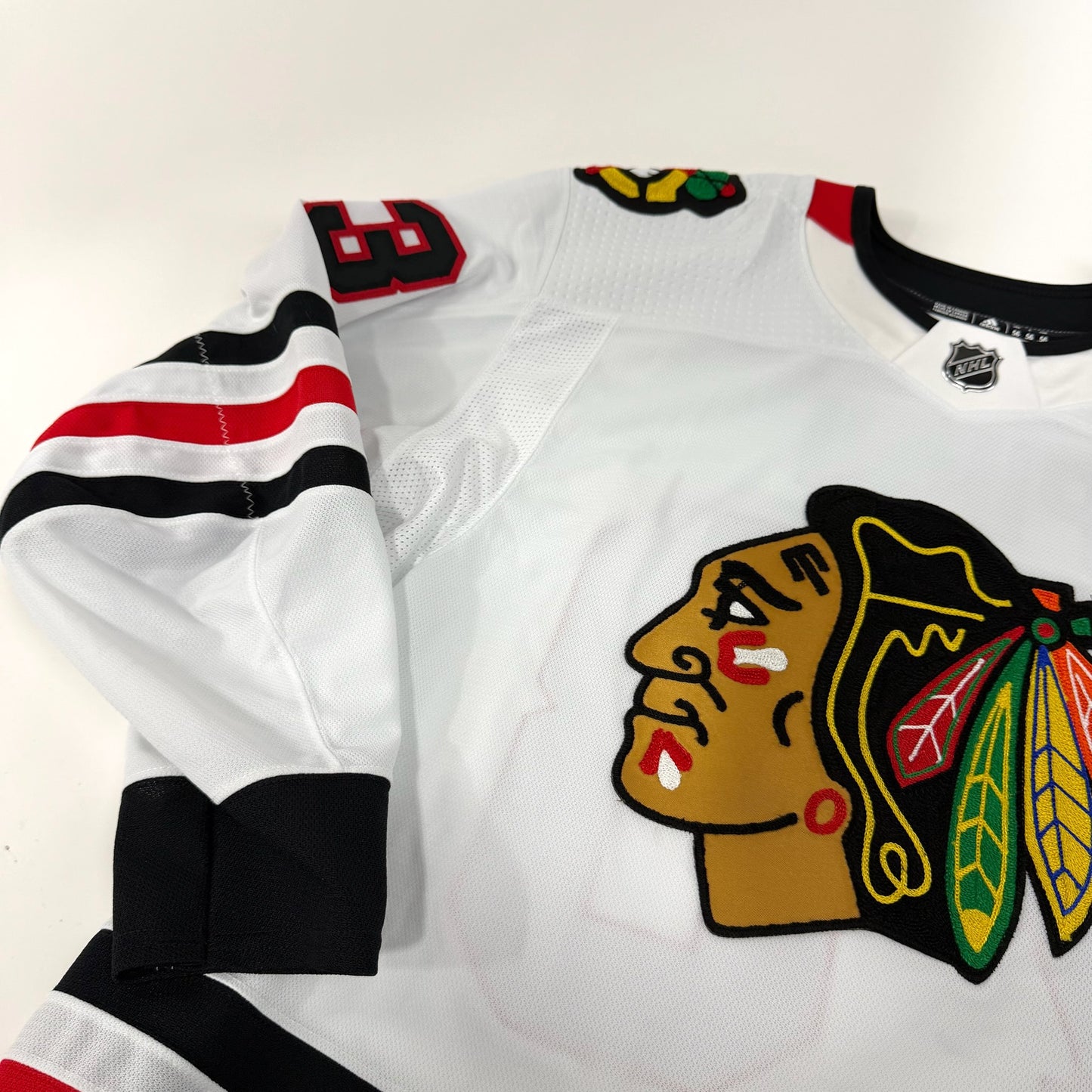 Brandon Pirri #73 Away Chicago Blackhawks Team Issued Jersey 2020-2021, Set 1 | Size 56 | 4297-44