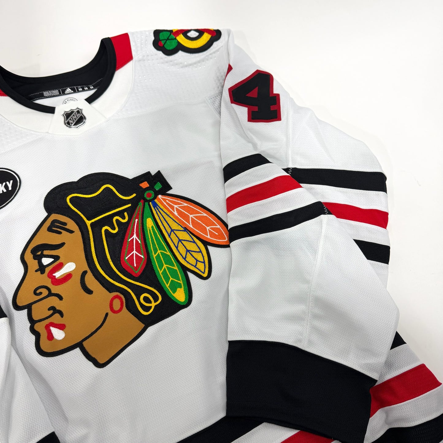 Ryan Gagnier #74 Away Chicago Blackhawks Team Issued Jersey 2023-2024 | Size 56 | 25624