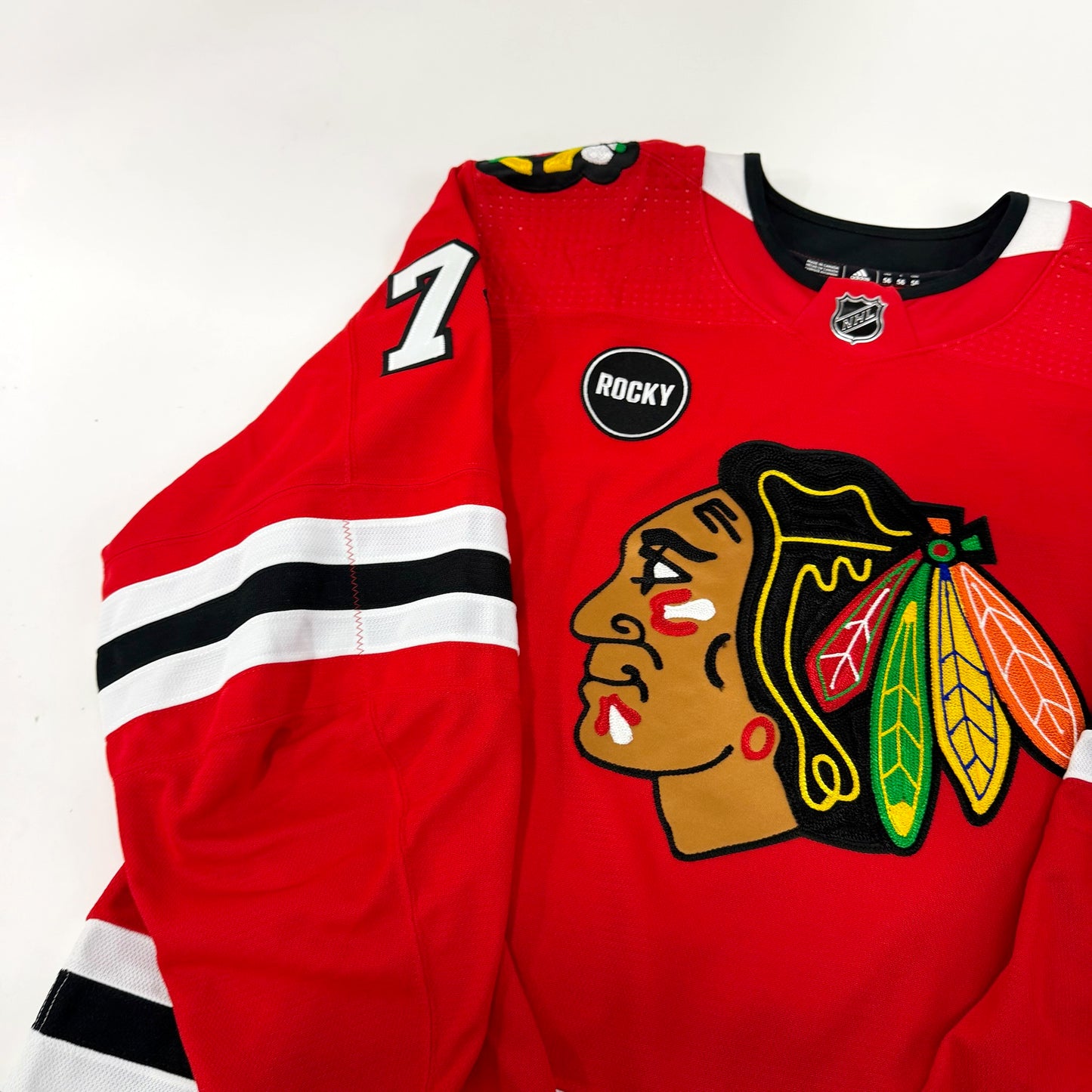 Ryan Gagnier #74 Home Chicago Blackhawks Team Issued Jersey 2023-2024 | Size 56 | 25592