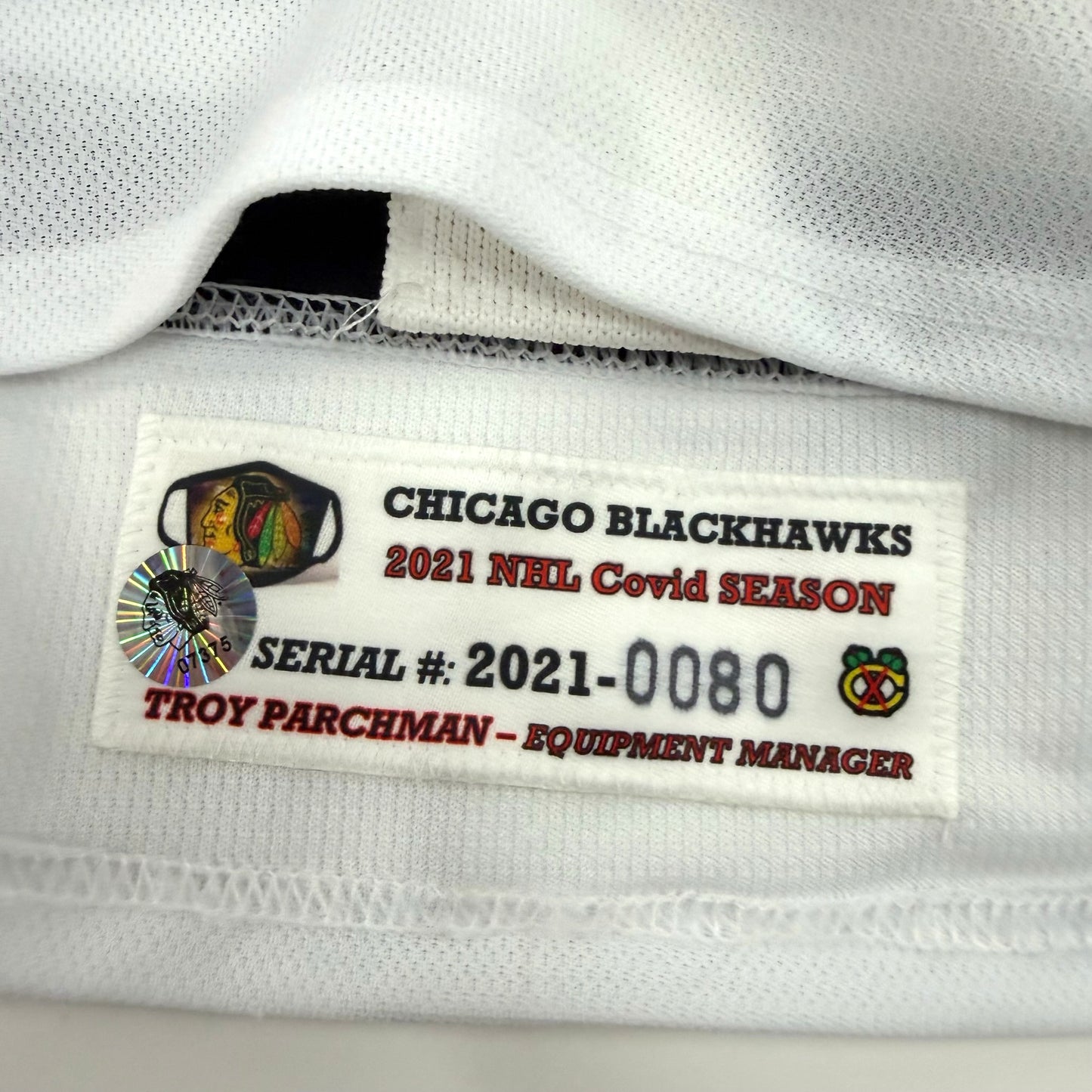 Nicolas Beaudin #74 Home Chicago Blackhawks Team Issued Jersey 2020-2021, Set 1 | Size 54 | 80-7375
