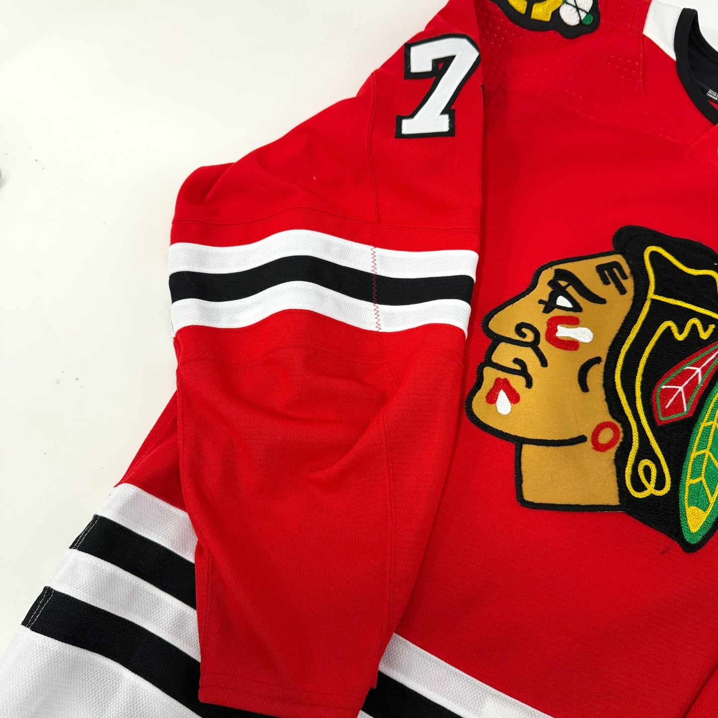 Nicolas Beaudin #74 Home Chicago Blackhawks Team Issued Jersey 2020-2021, Set 2 | Size 54 | 9997-21757