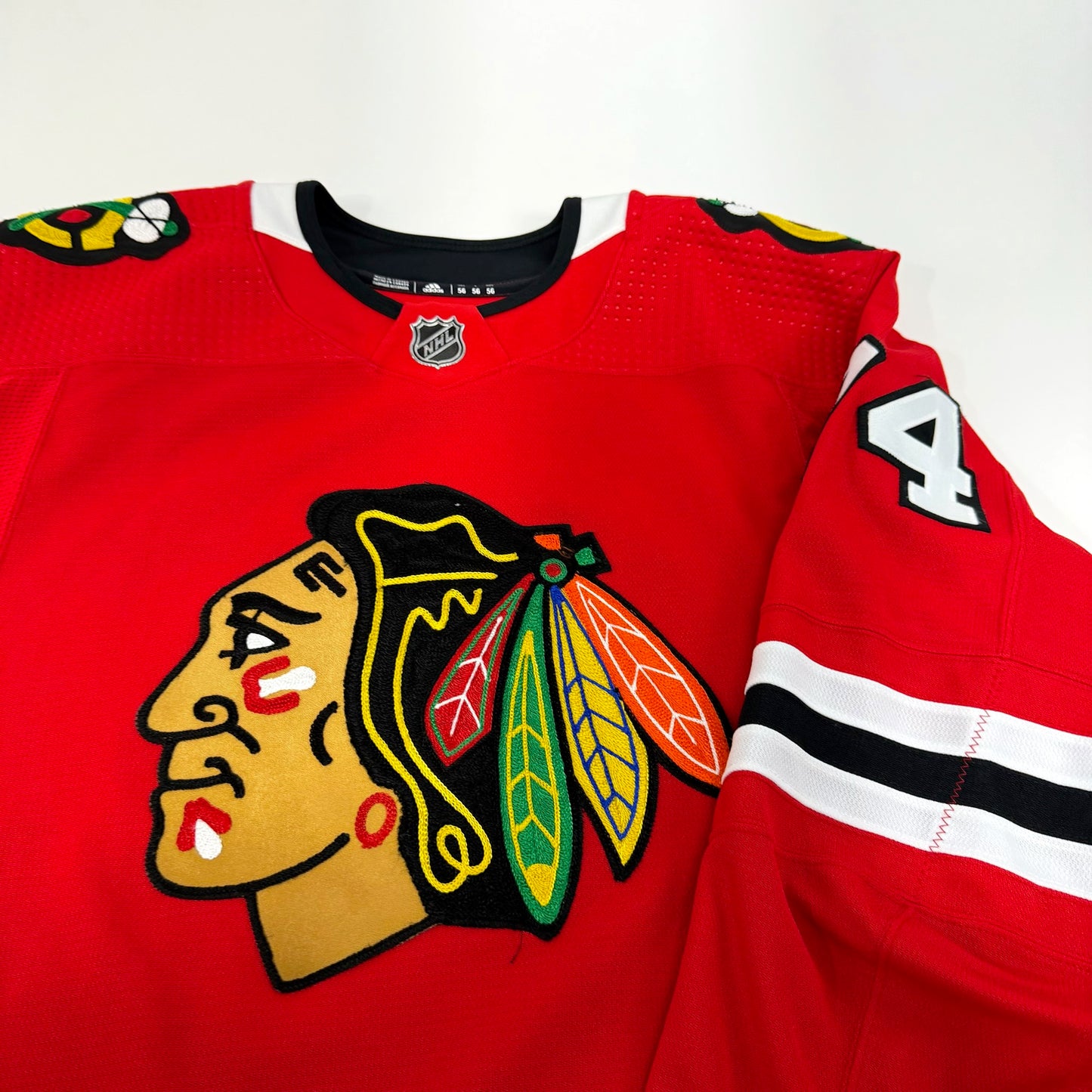 Nicolas Beaudin #74 Home Chicago Blackhawks Team Issued Jersey 2020-2021, Set 2 | Size 54 | 9997-21757