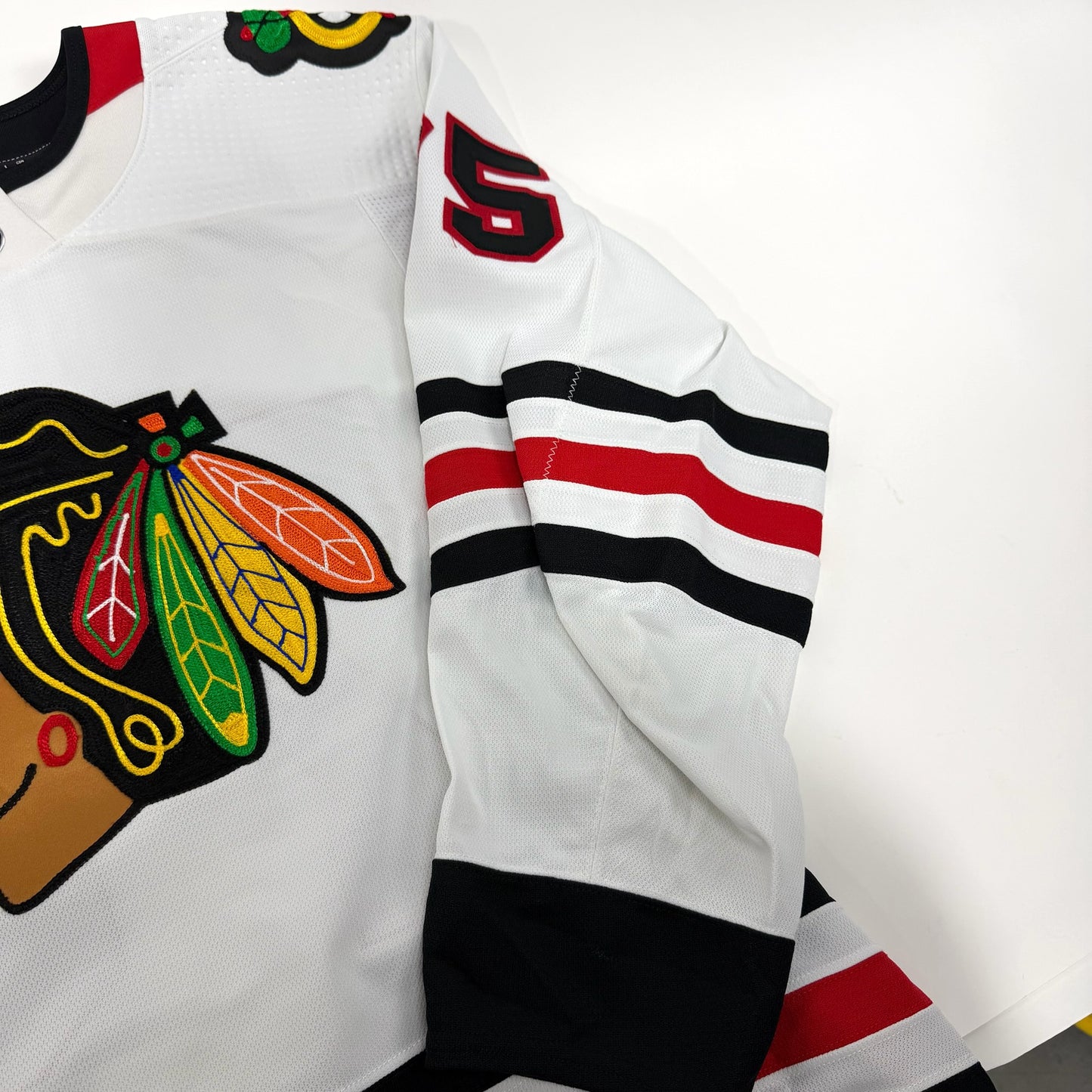 Jiri Felcman #75 Away Chicago Blackhawks Team Issued Jersey 2023-2024, Set 22/23 - 1 | Size 58 | 25642