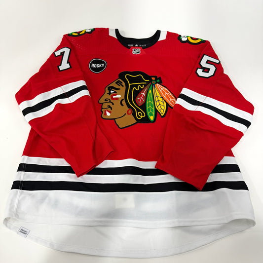 Jiri Felcman #75 Home Chicago Blackhawks Team Issued Jersey 2023-2024 | 25613