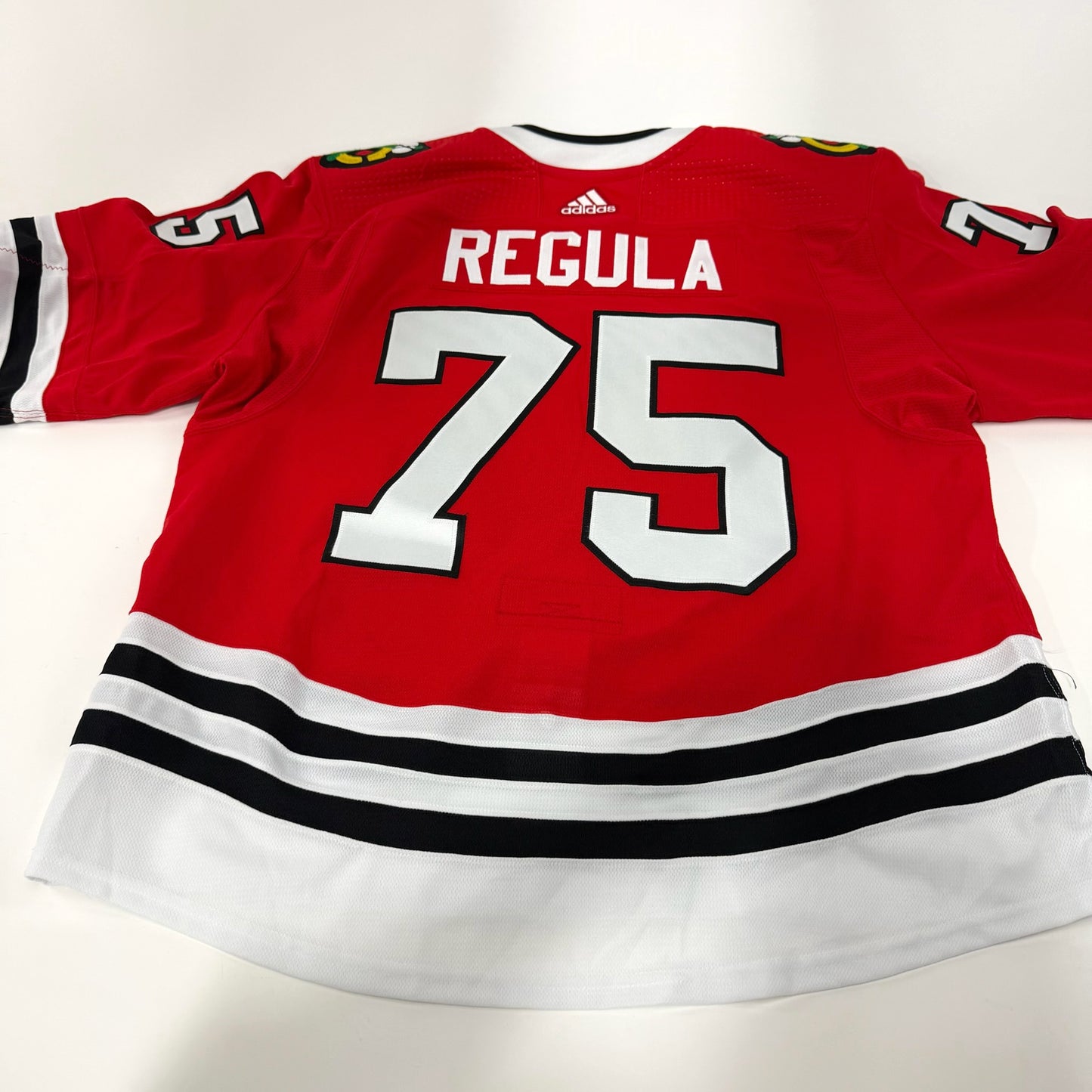 Alec Regula #75 Home Chicago Blackhawks Team Issued Jersey 2021-2022, Set 2 | Size 58 | 21712