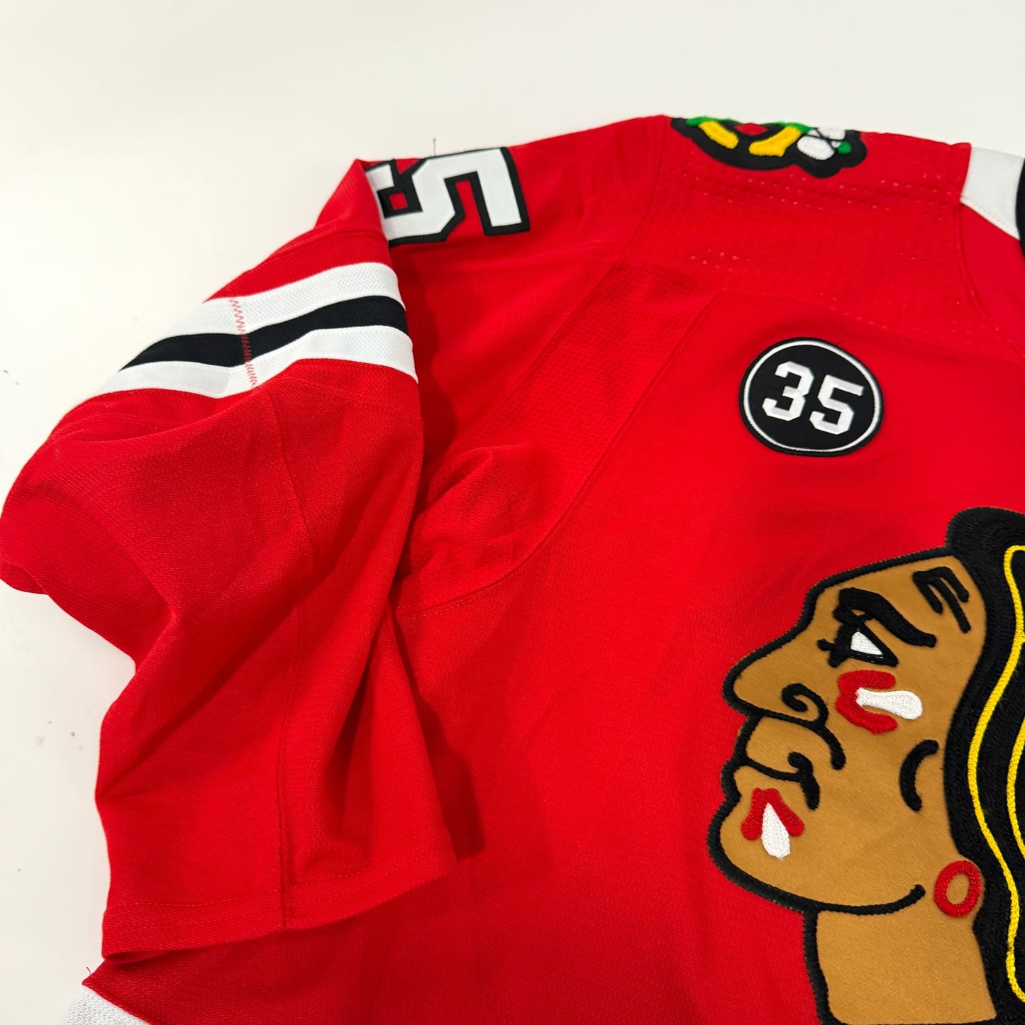 Alec Regula #75 Home Chicago Blackhawks Team Issued Jersey 2021-2022, Set 1 | Size 58 | 9800-21706